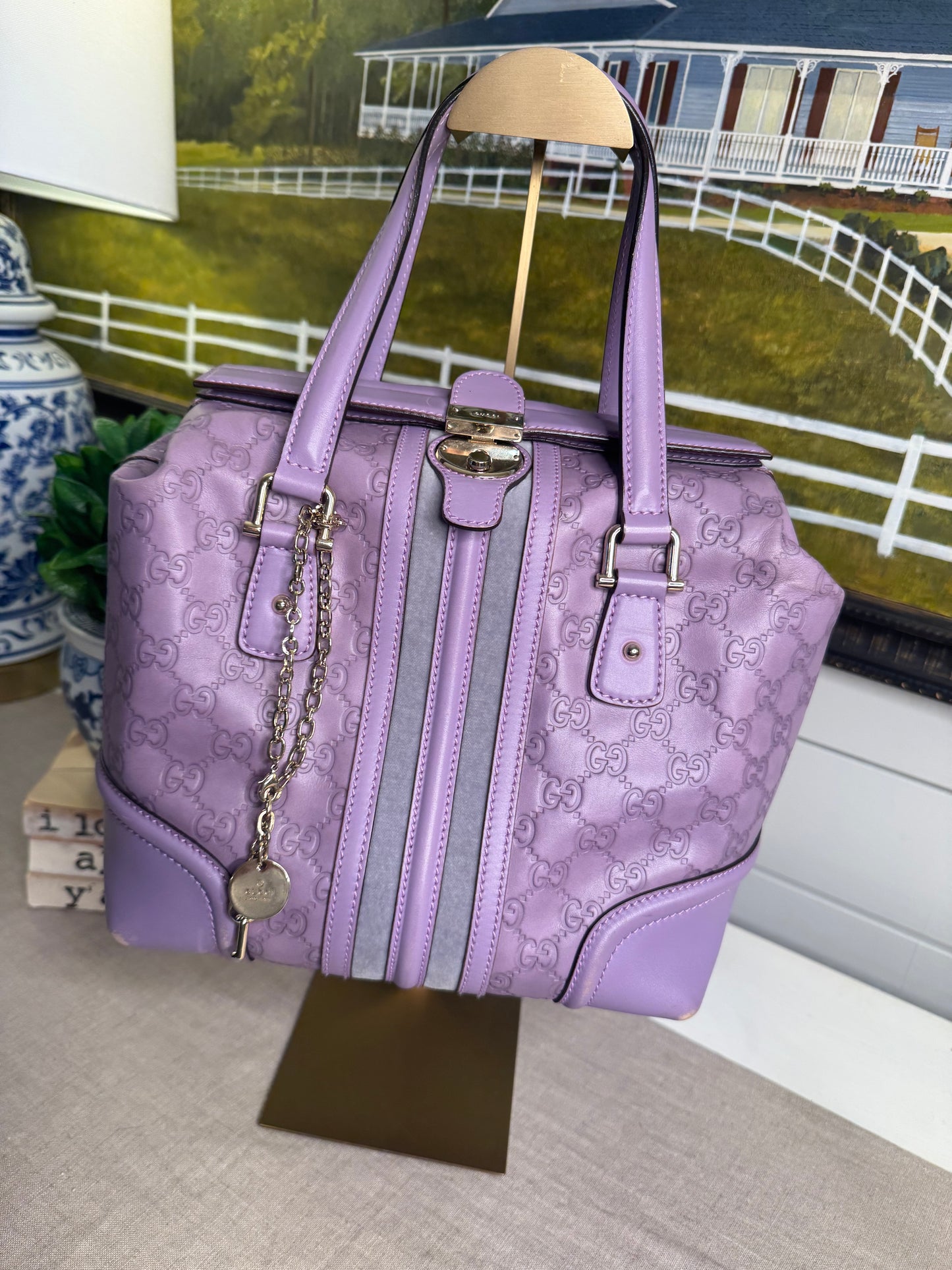 Lavender Gucci handbag pre loved
