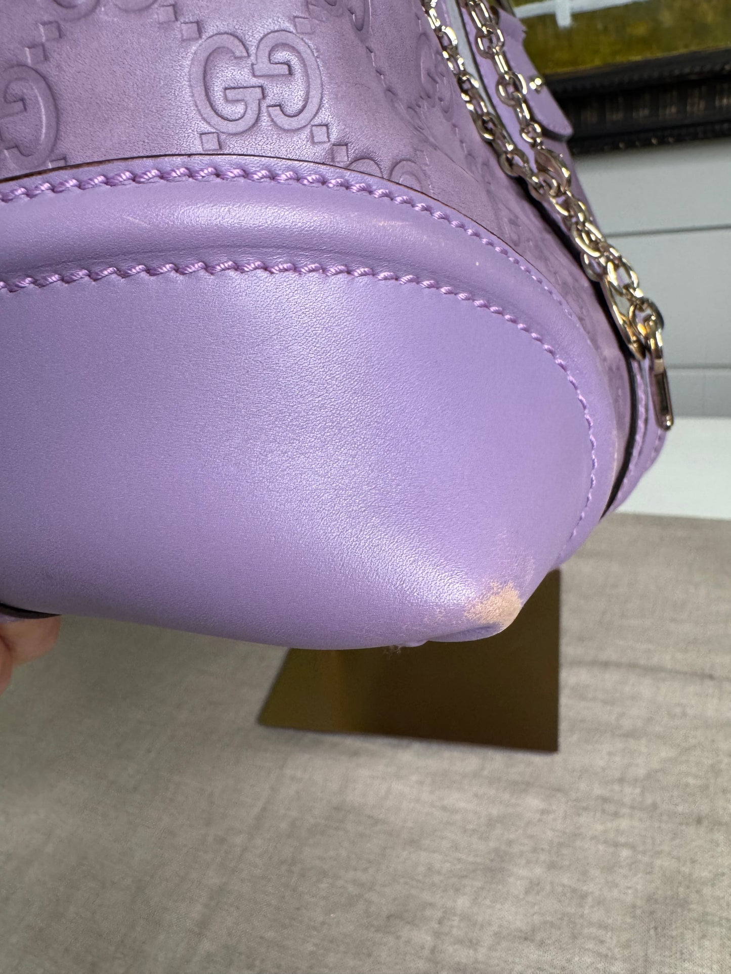 Lavender Gucci handbag pre loved