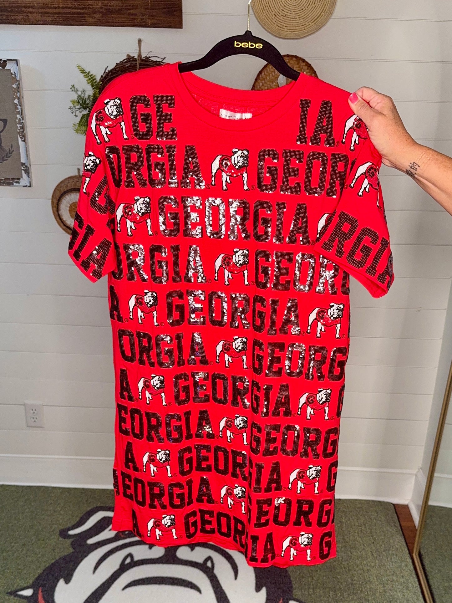 New licensed sequin t shirt dress