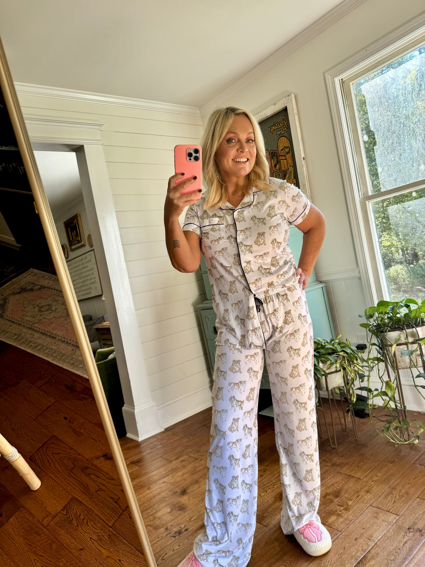 Pajama pants bulldog up to size XXL on sale! Marked down