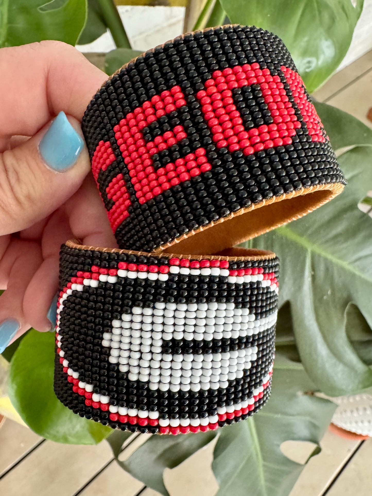 Beaded cuffs