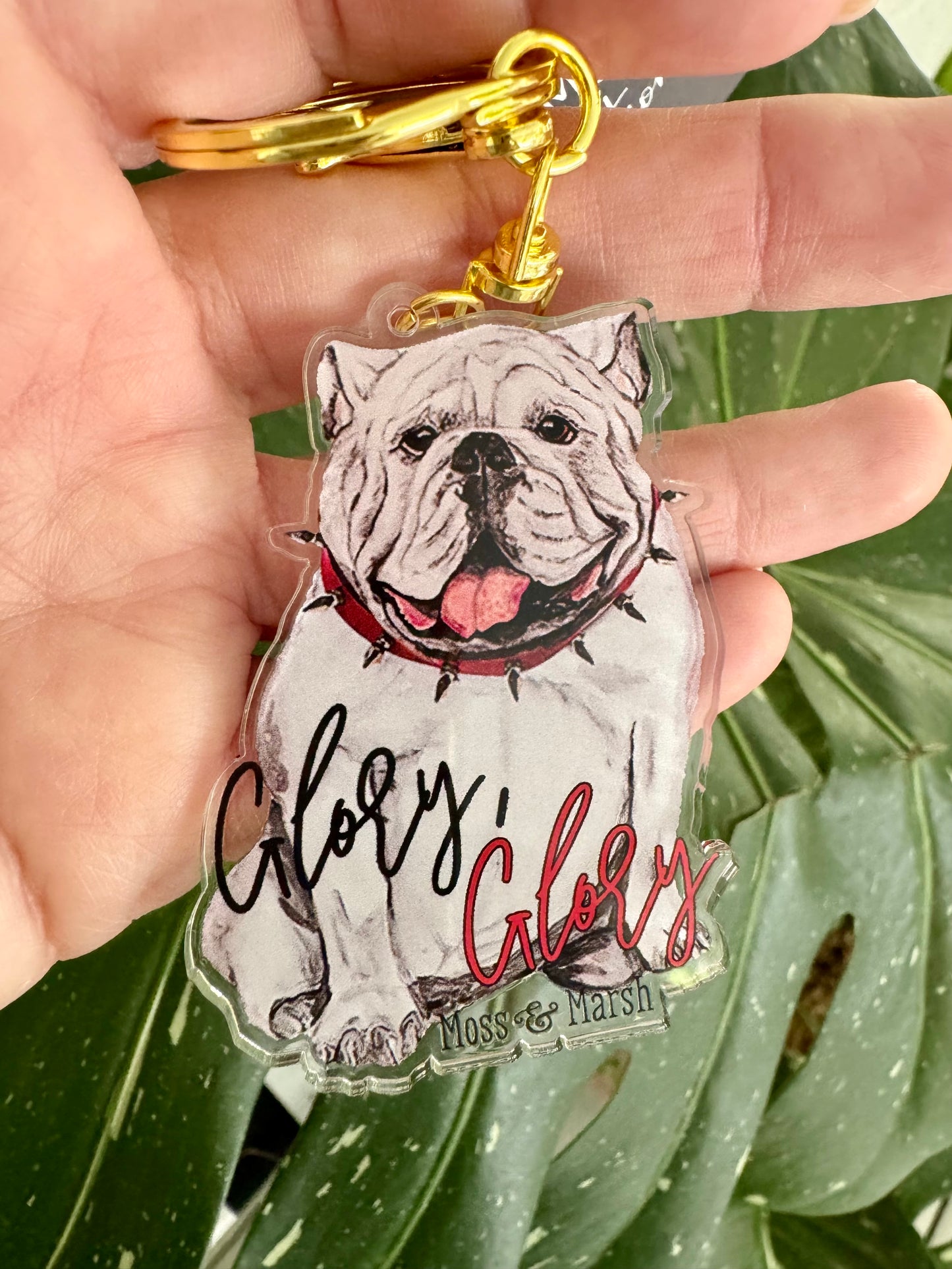 Acrylic dog key chain