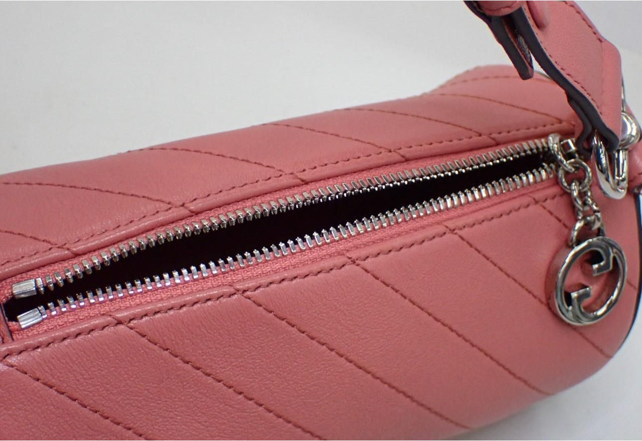 Gucci Blondi one shoulder pink bag with dust bag pre loved