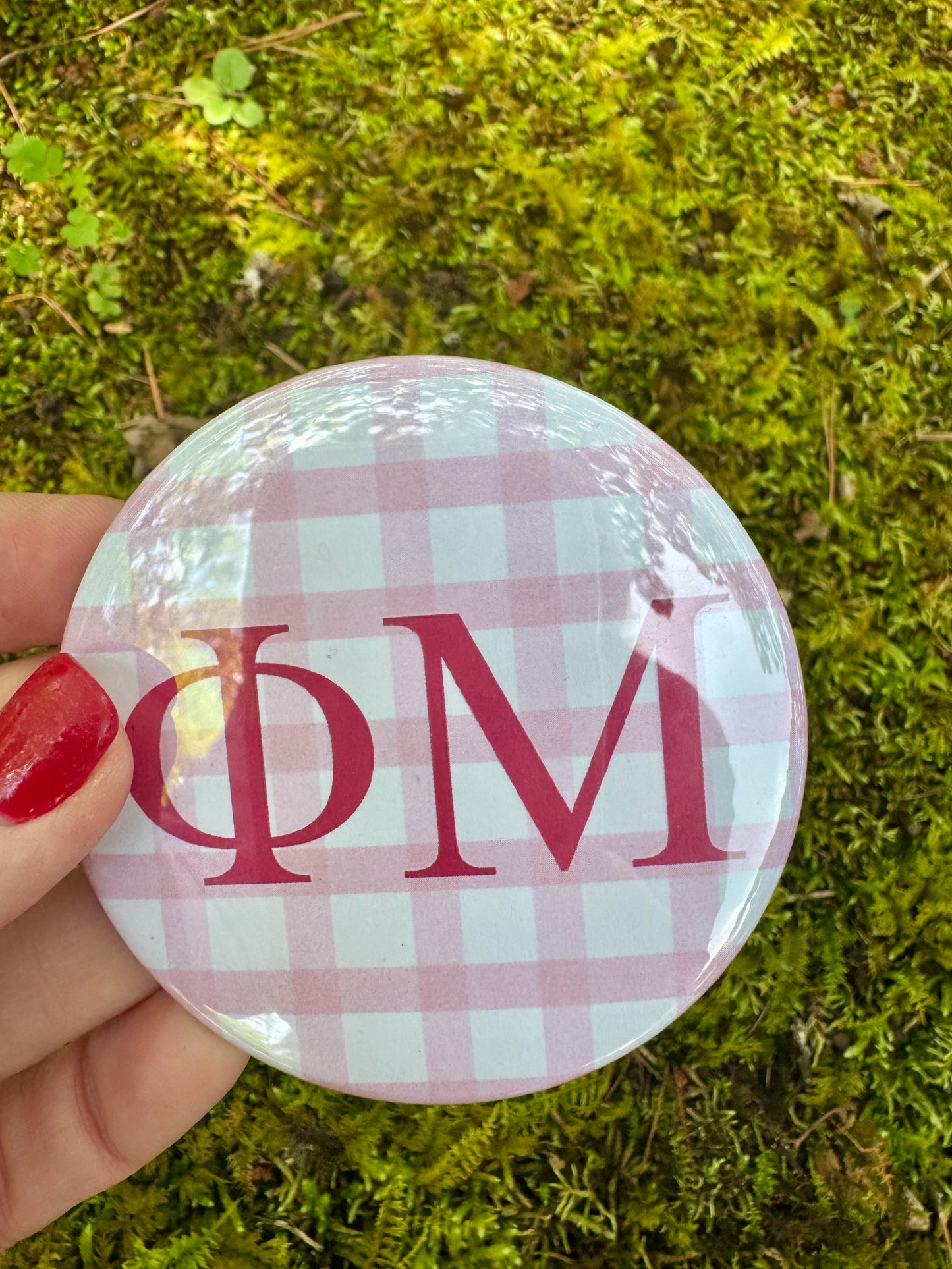 Phi Mu game day pins