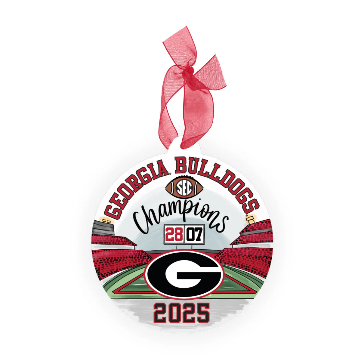 2025 SEC champs ornament!