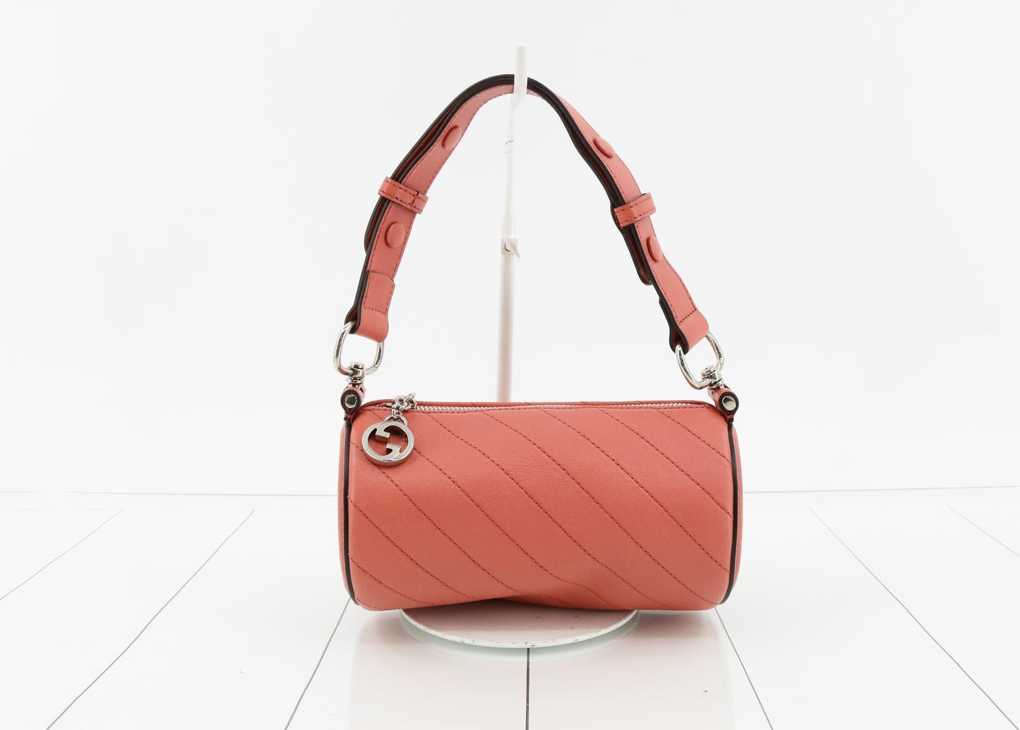 Gucci Blondi one shoulder pink bag with dust bag pre loved
