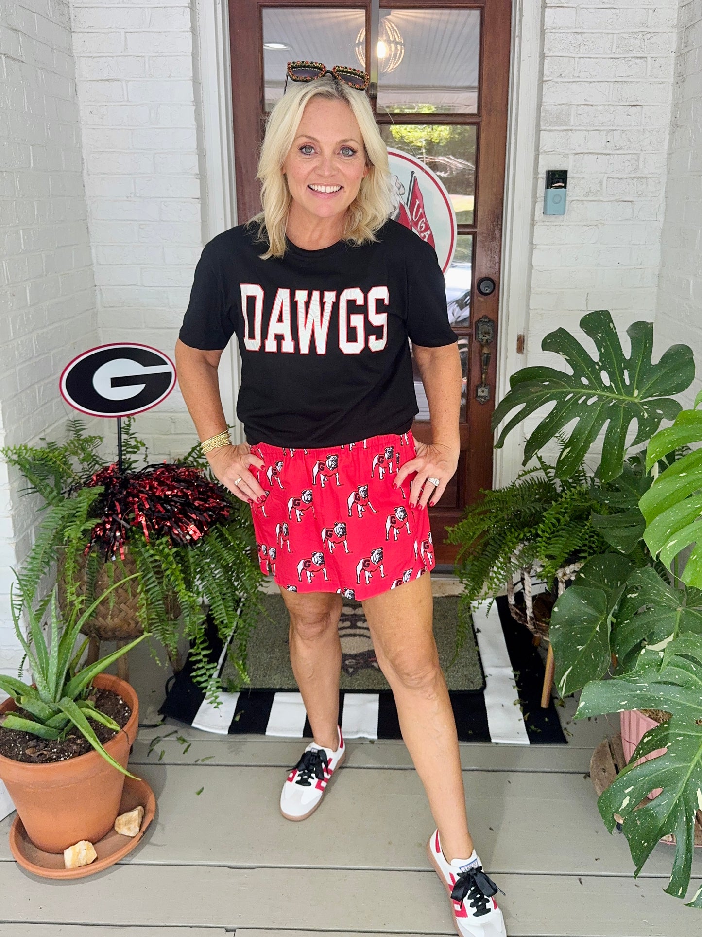 Poplin skirt georgia licensed