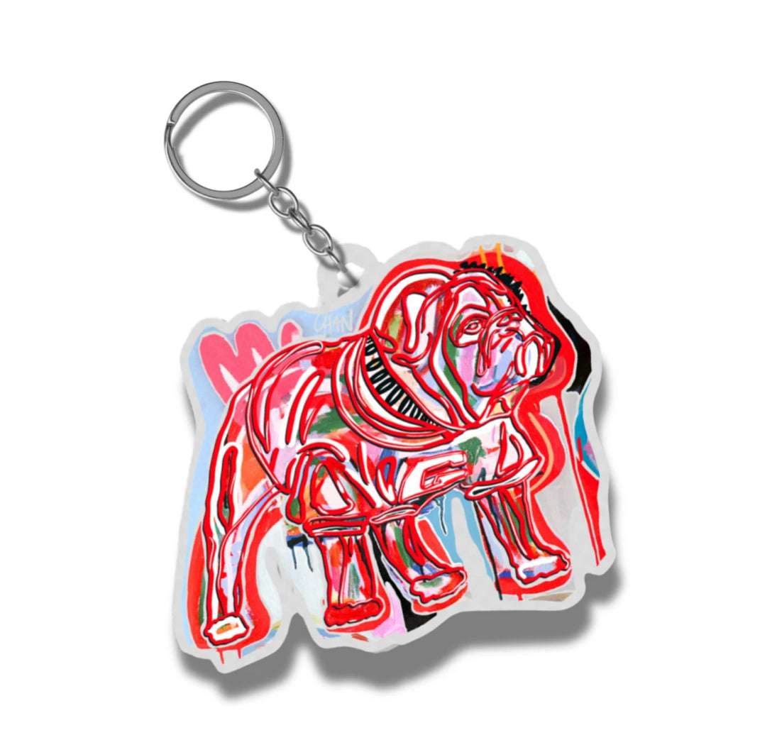 Chan art key chain