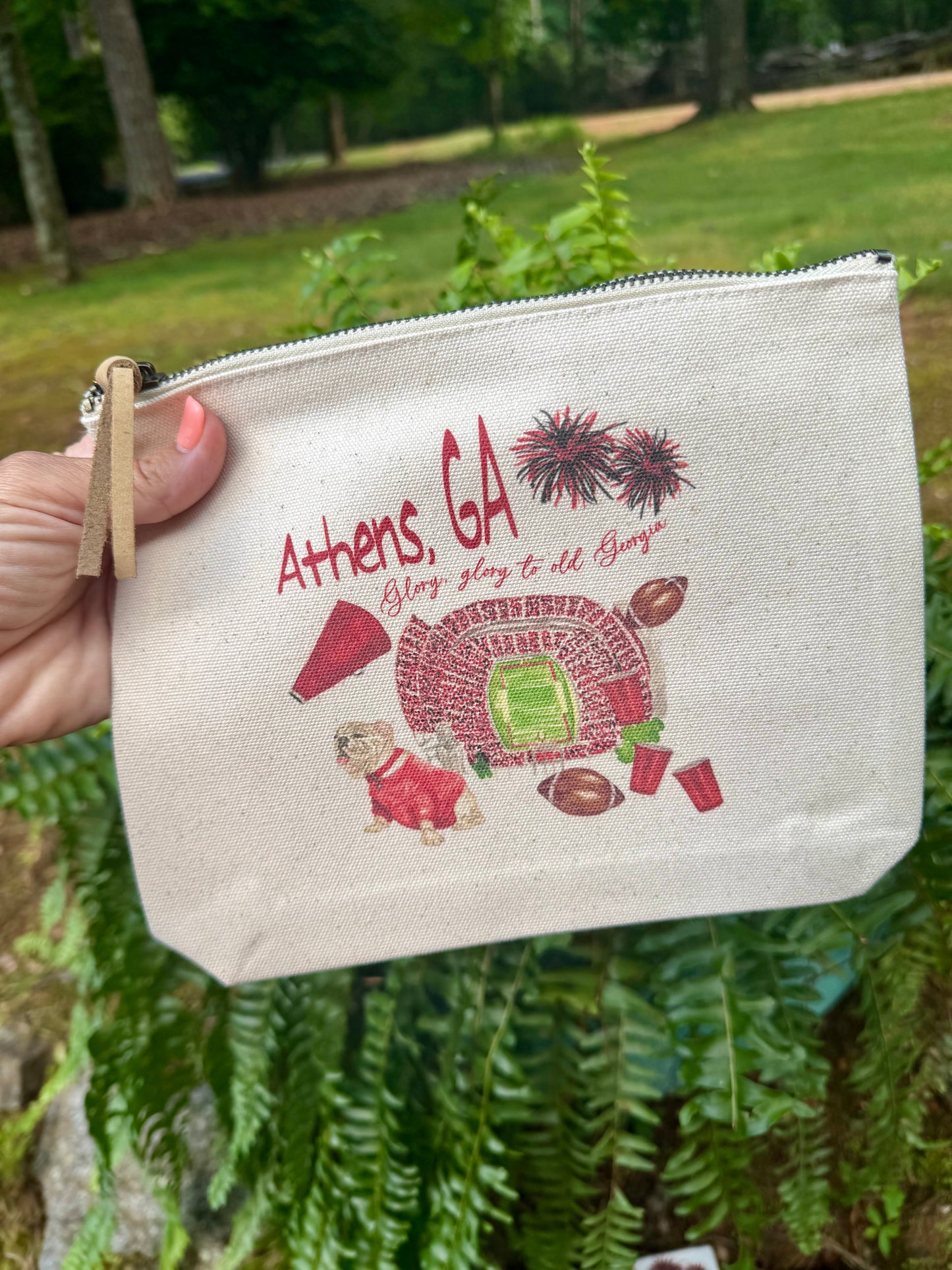 Athens Cosmetic bag zipper pouch
