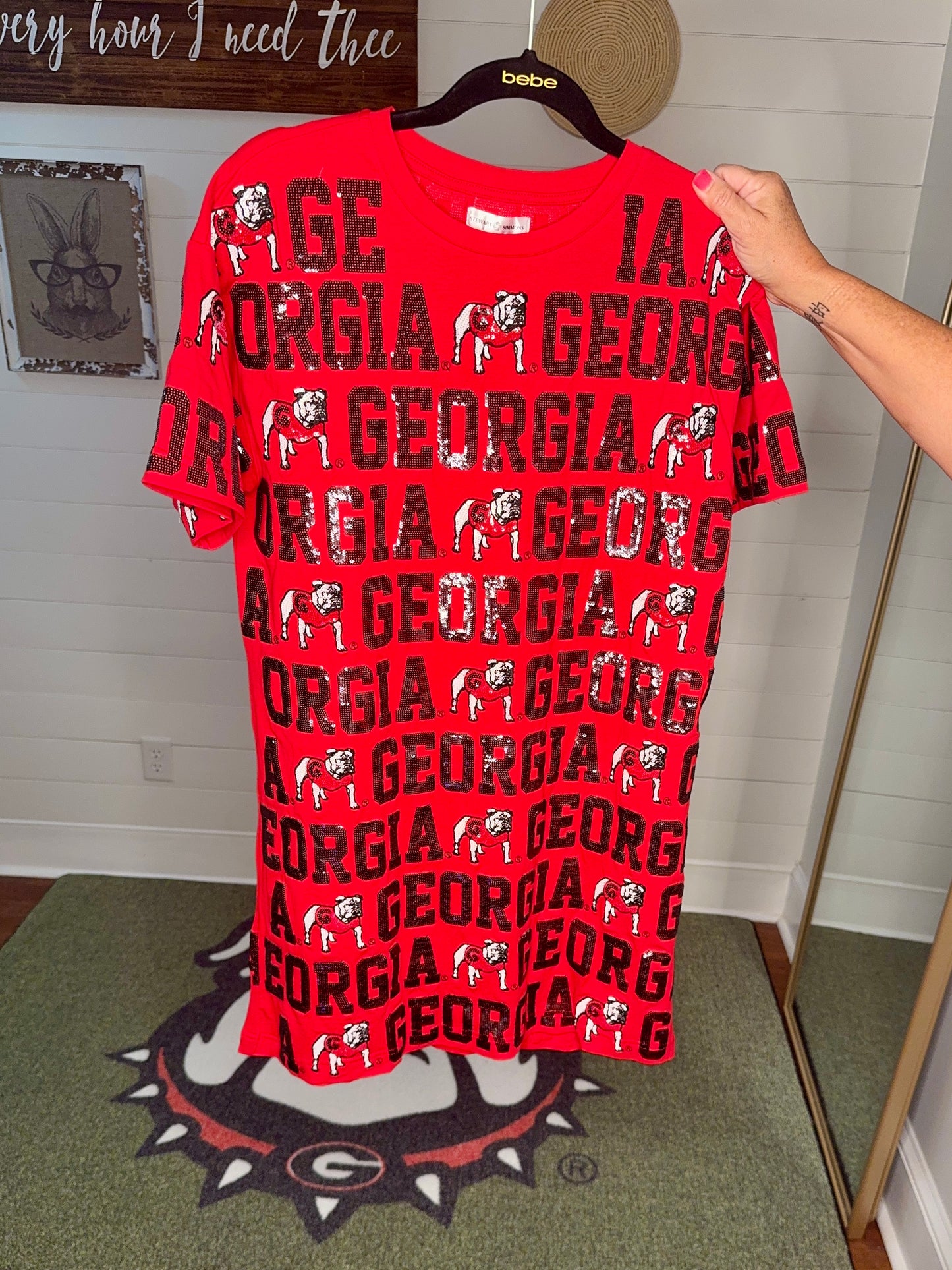 New licensed sequin t shirt dress