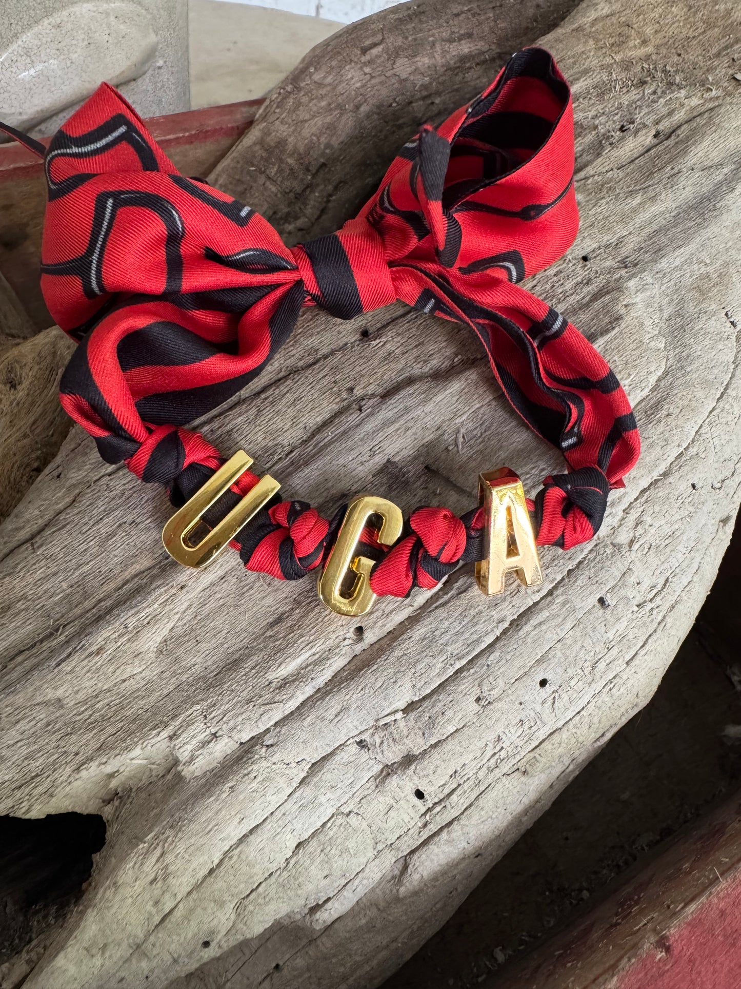 Twilly scarf necklace or bracelet with slide charms