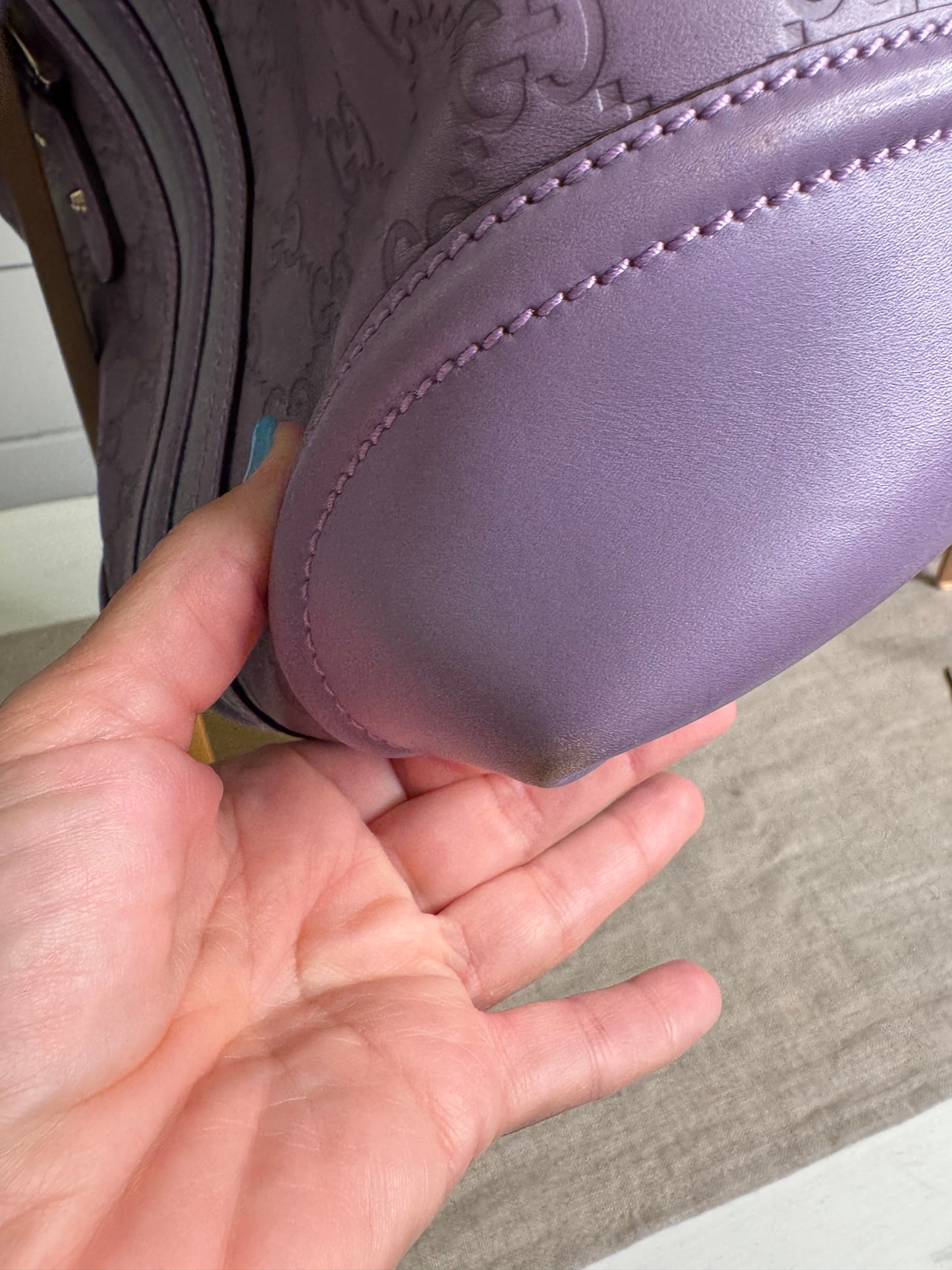 Lavender Gucci handbag pre loved