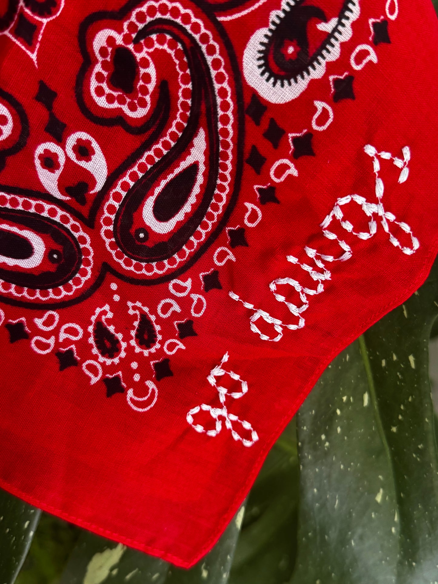 Bandana with embroidery