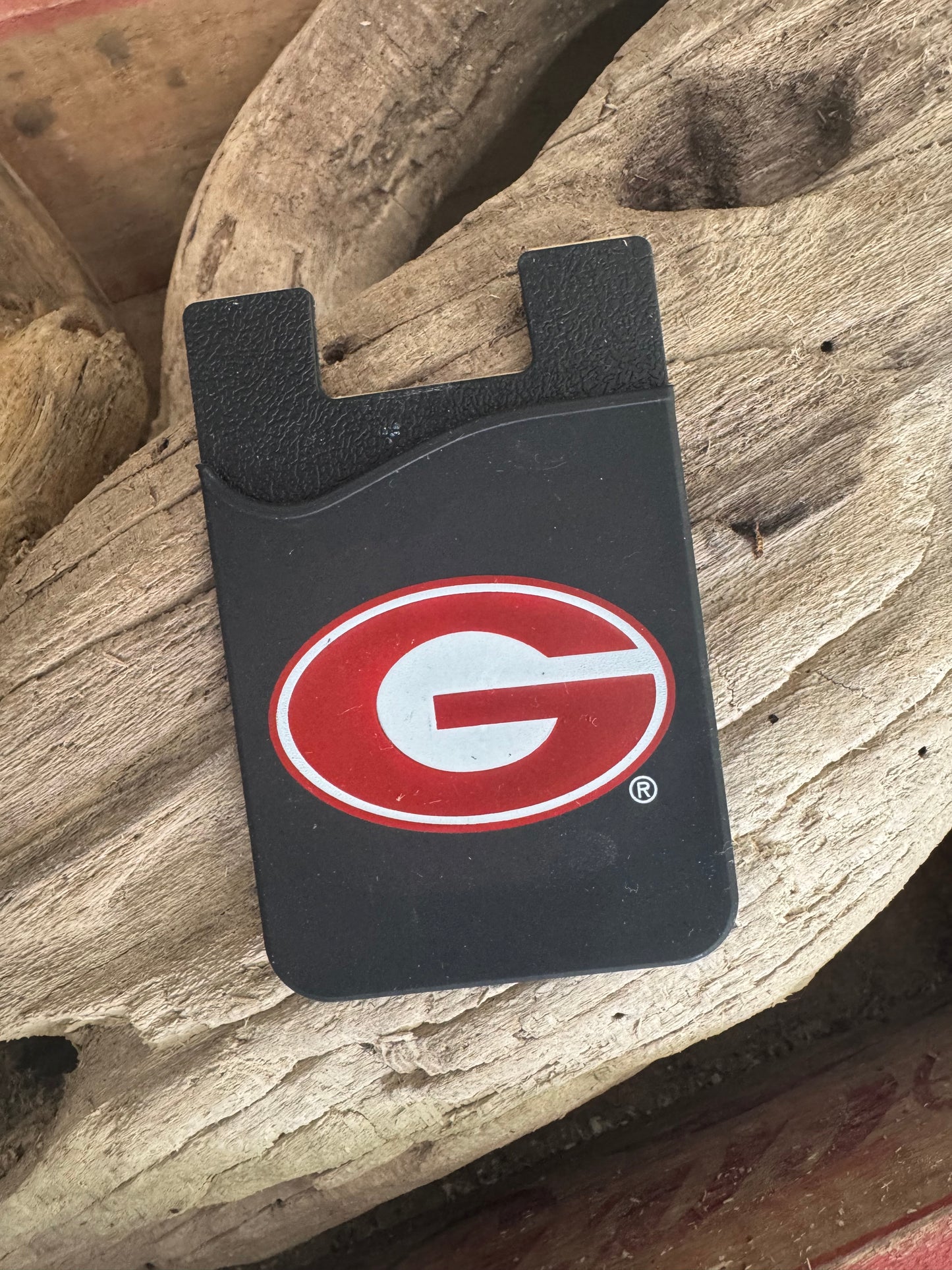 Georgia licensed wallet for phone rubber