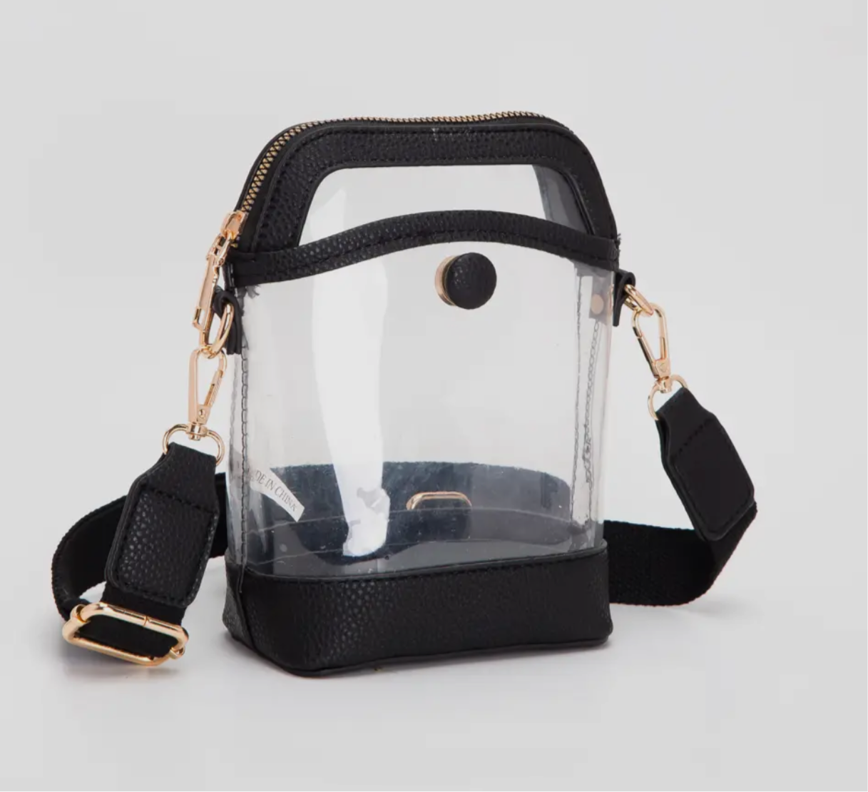 Clear purse red or black