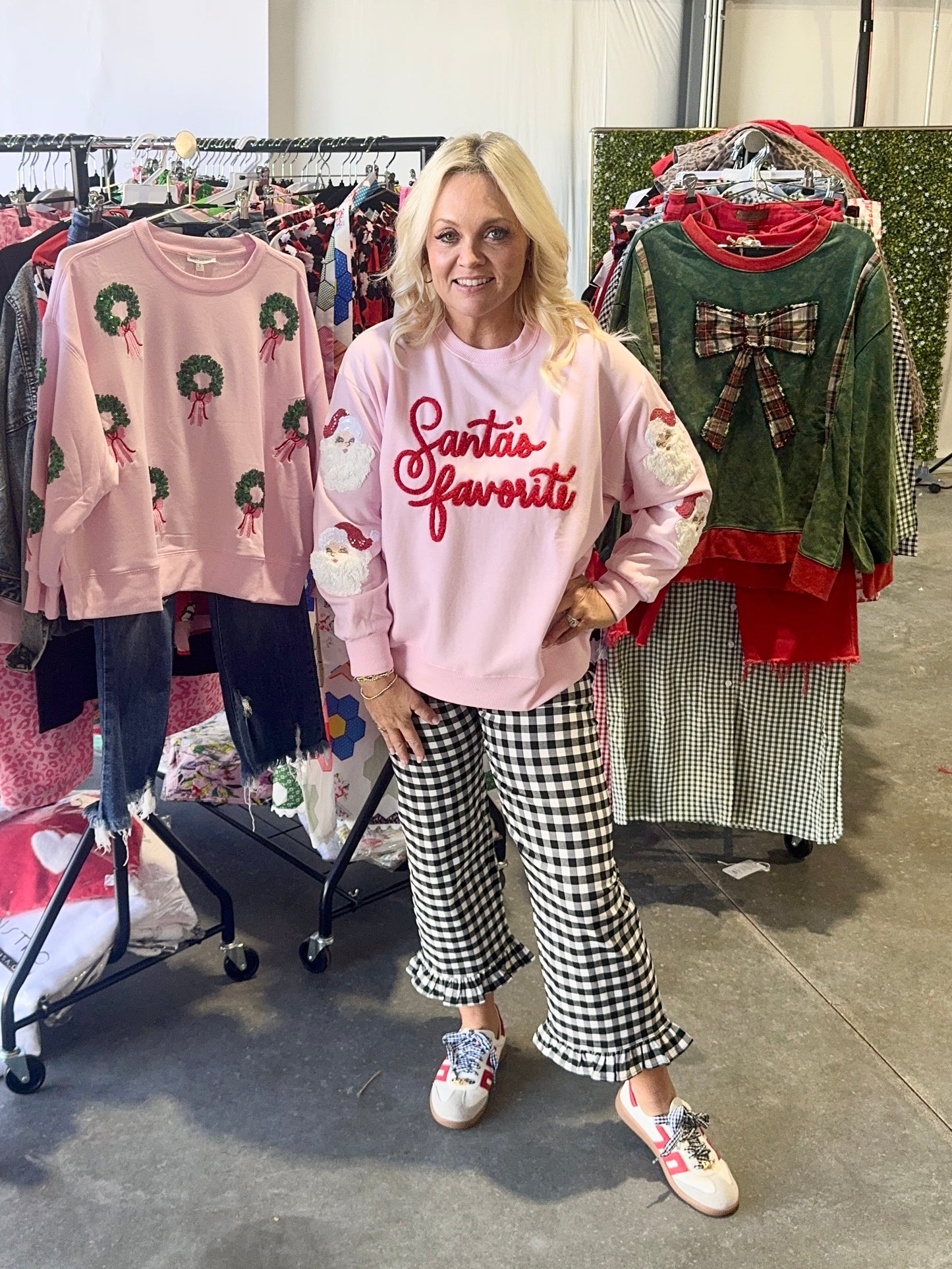 Santa’s favorite sweatshirt sequin