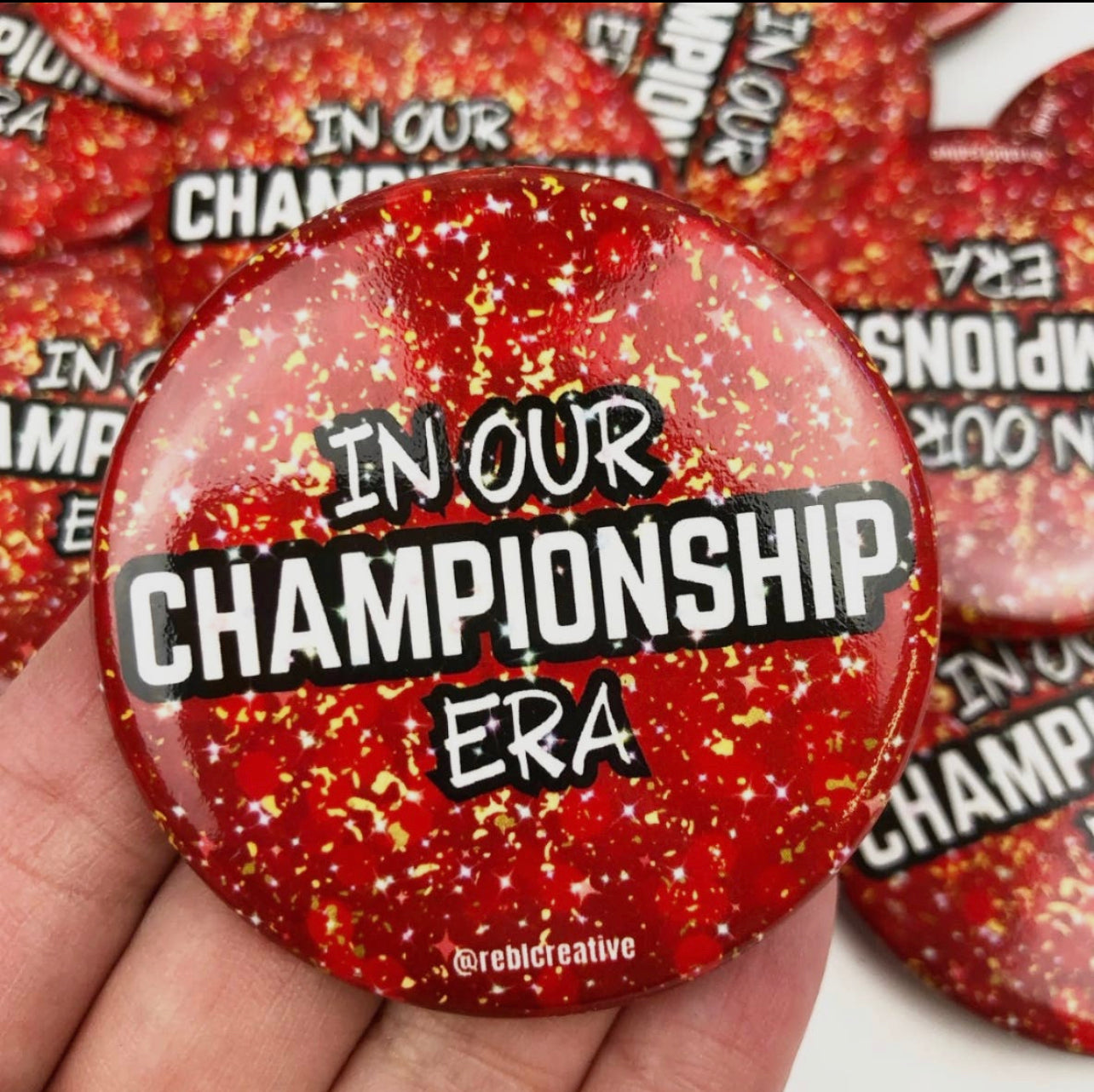Game button red in our championship era