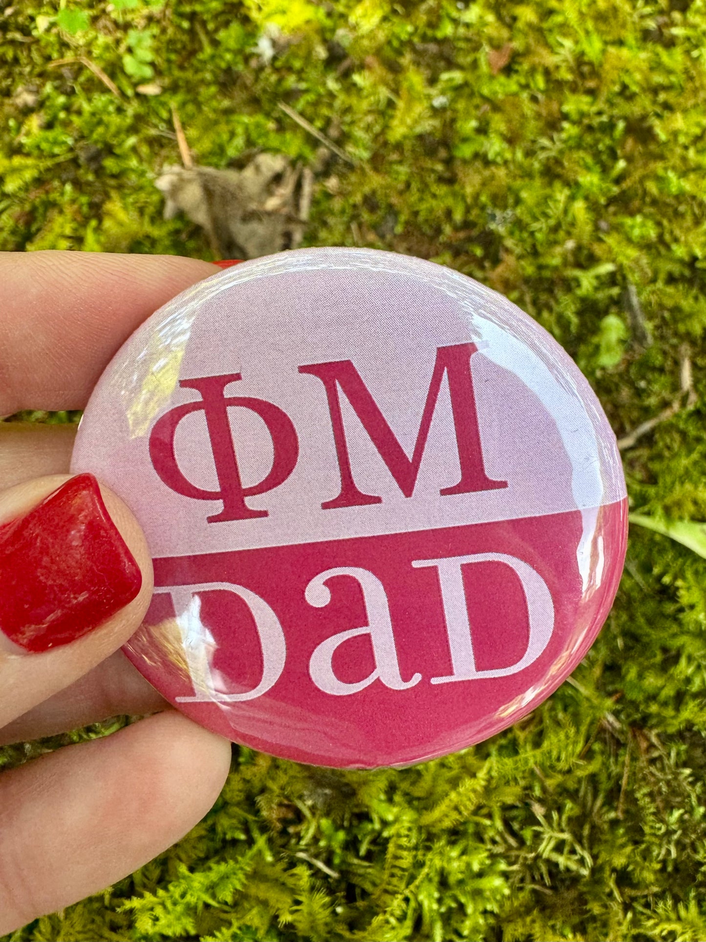 Phi Mu game day pins