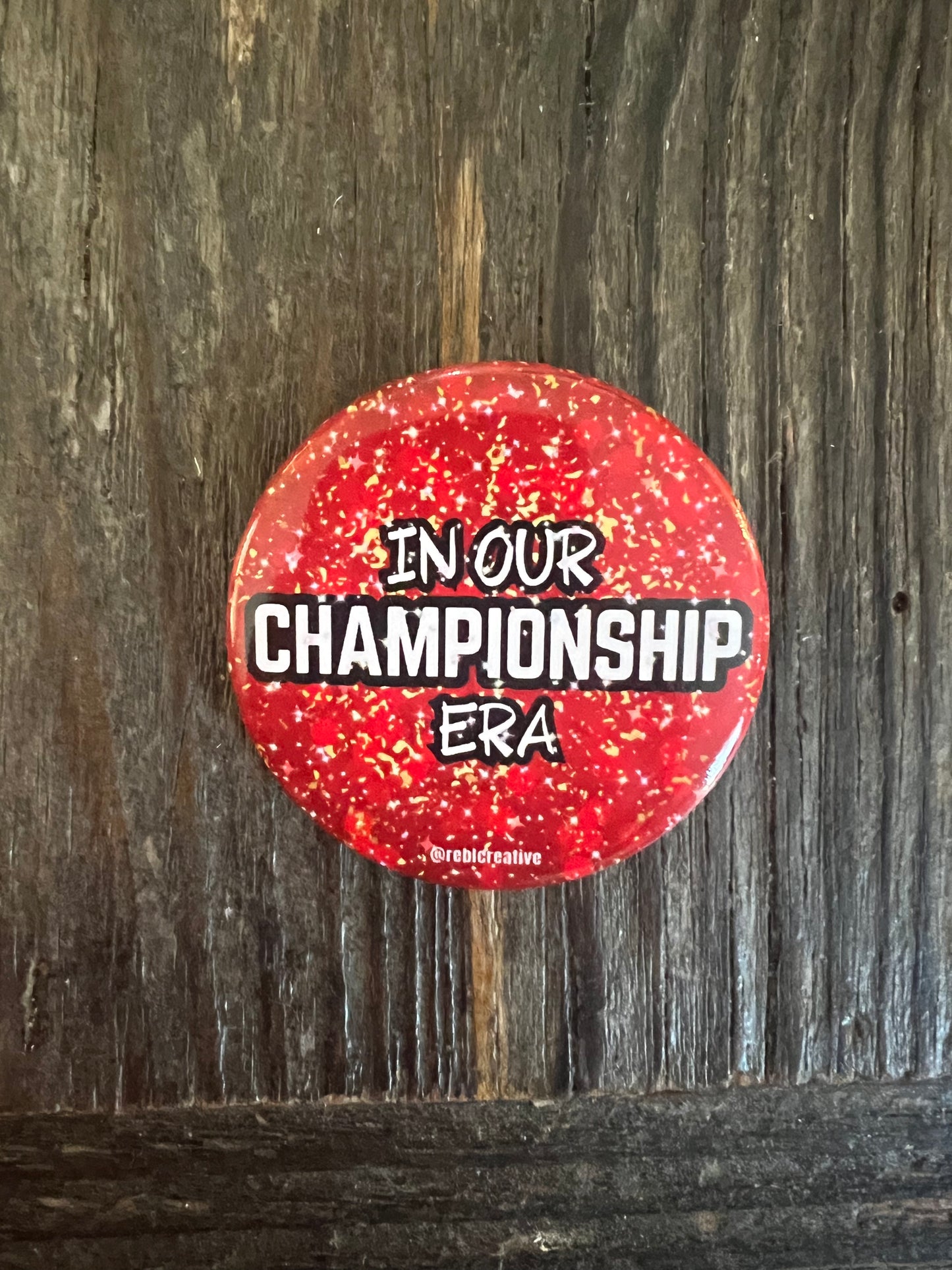 Game button red in our championship era