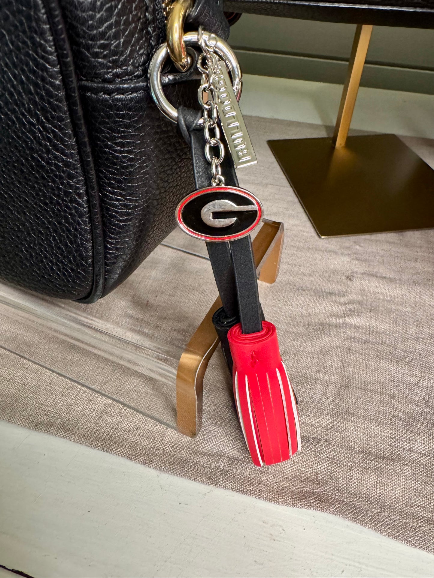 Licensed purse charm or key chain