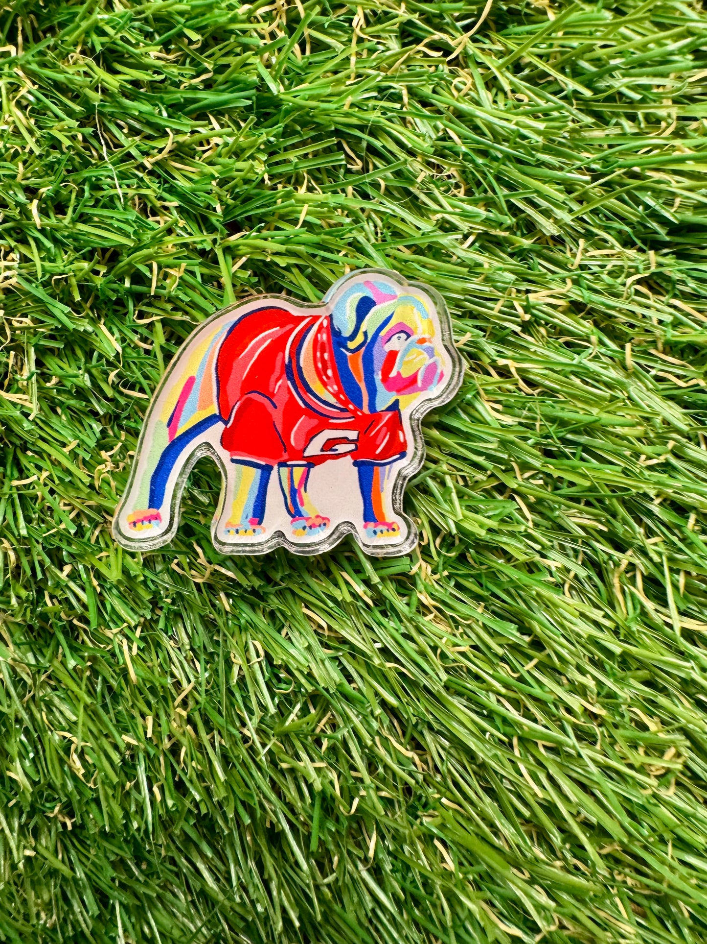 Chan art label pin