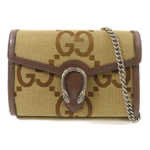 pre loved Gucci Canvas Gucci Love Parade Crossbody Bag Brown Canvas 401231
