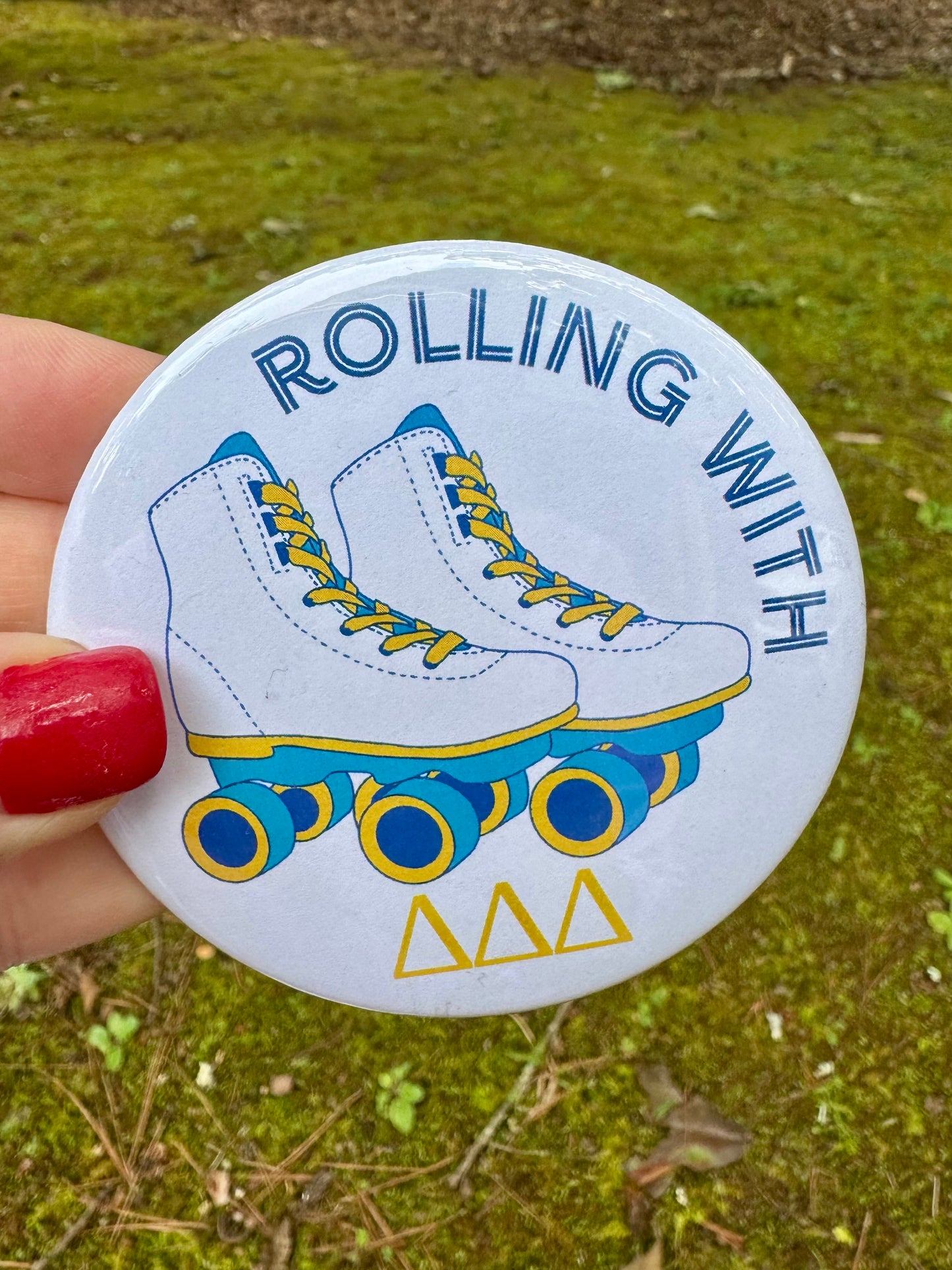 Tri Delta Game day pins