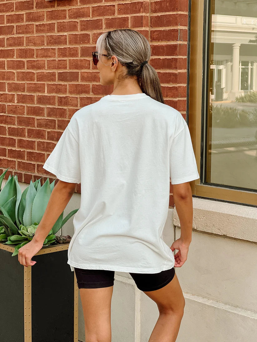 Licensed oversized crew neck bulldogs tee