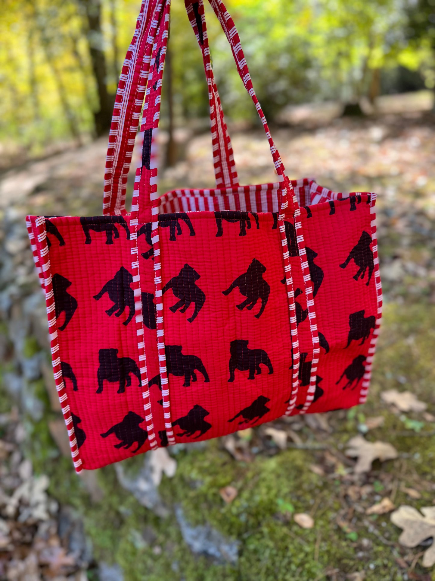 “The Pickled Lemon exclusive” quilted cotton Tote bag Reversible!