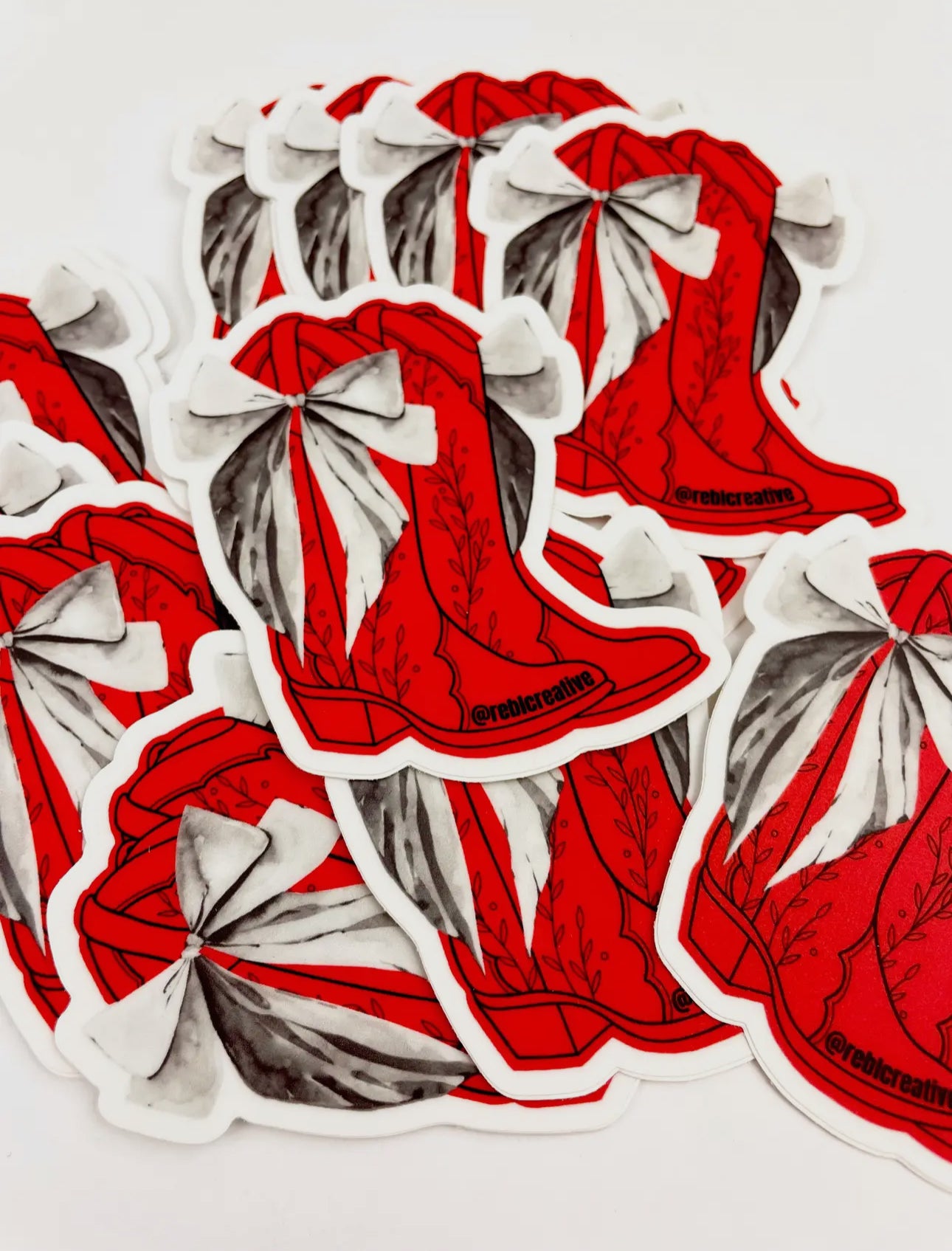 Sticker boots