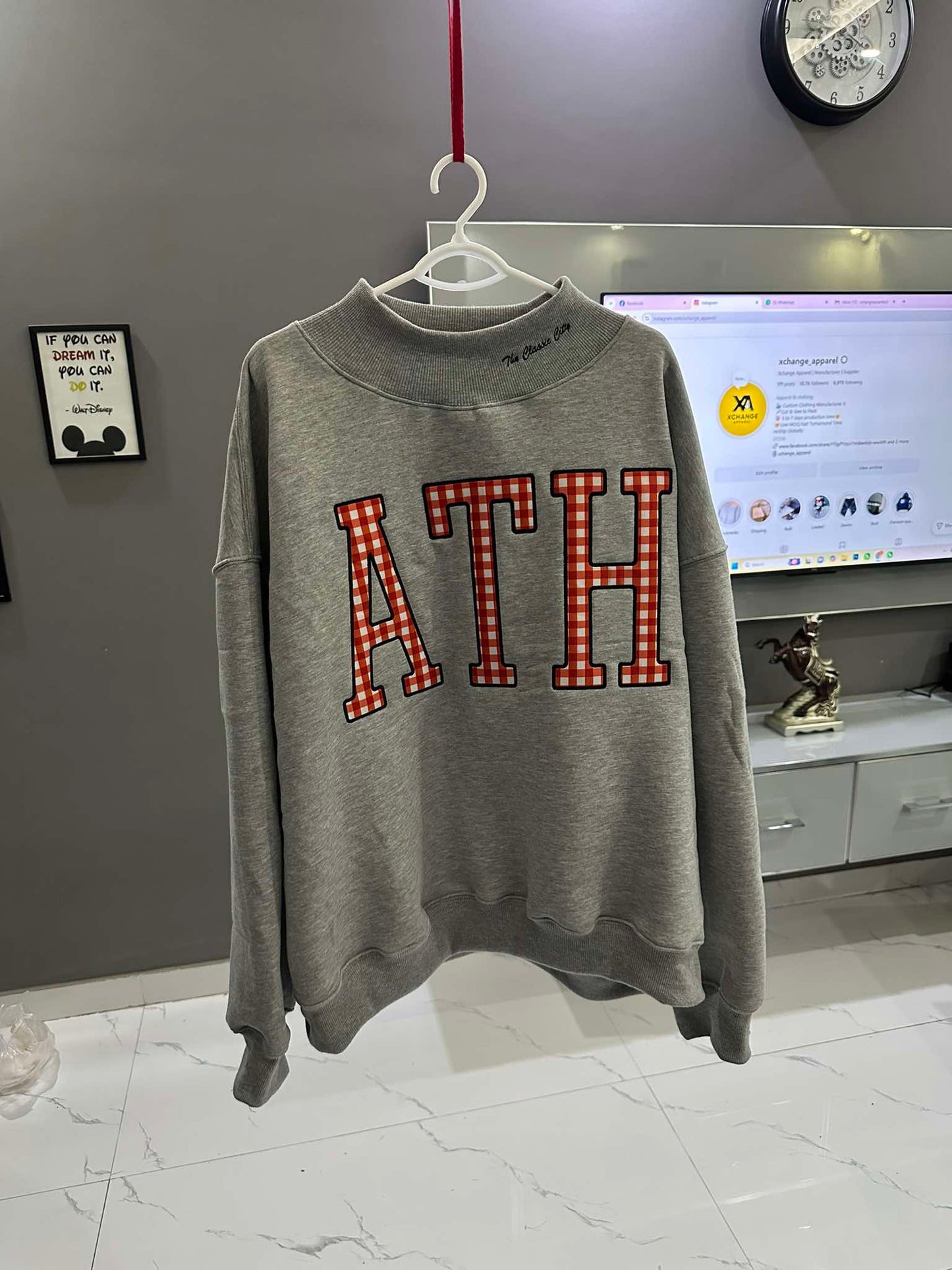 Athens classic city mock neck