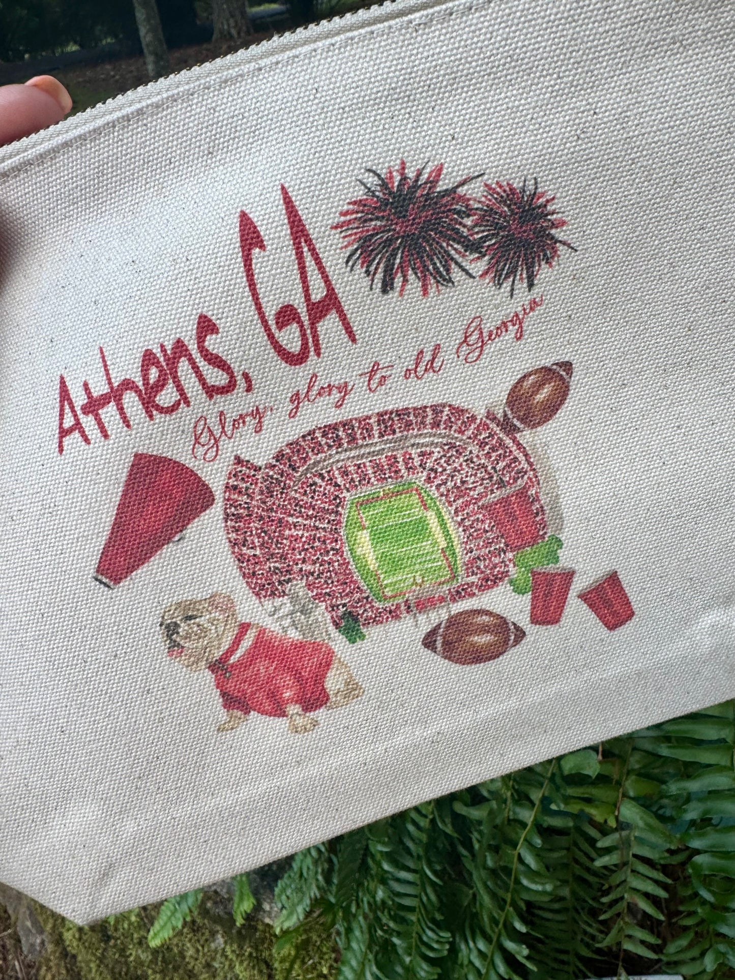 Athens Cosmetic bag zipper pouch