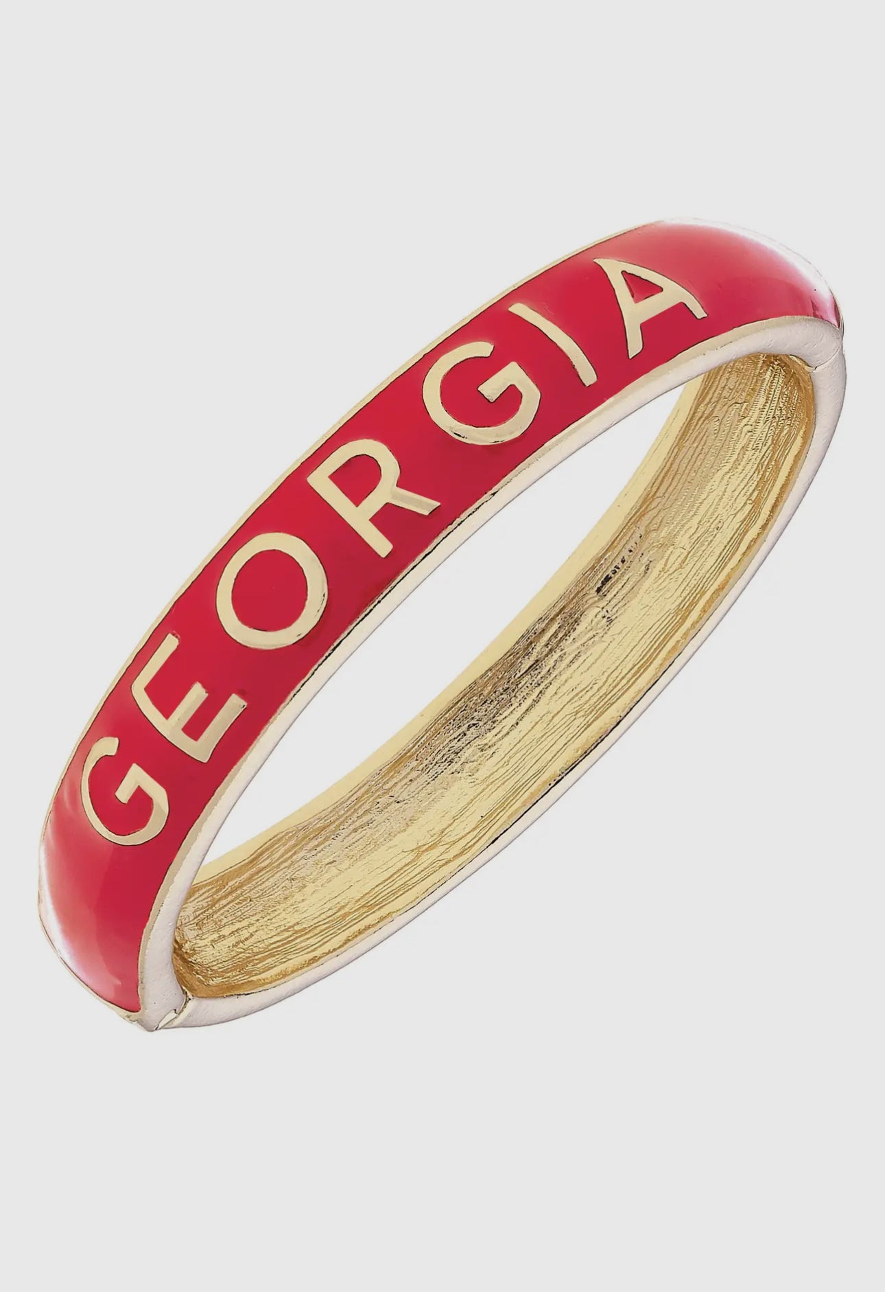Red bangle licensed georgia cuff
