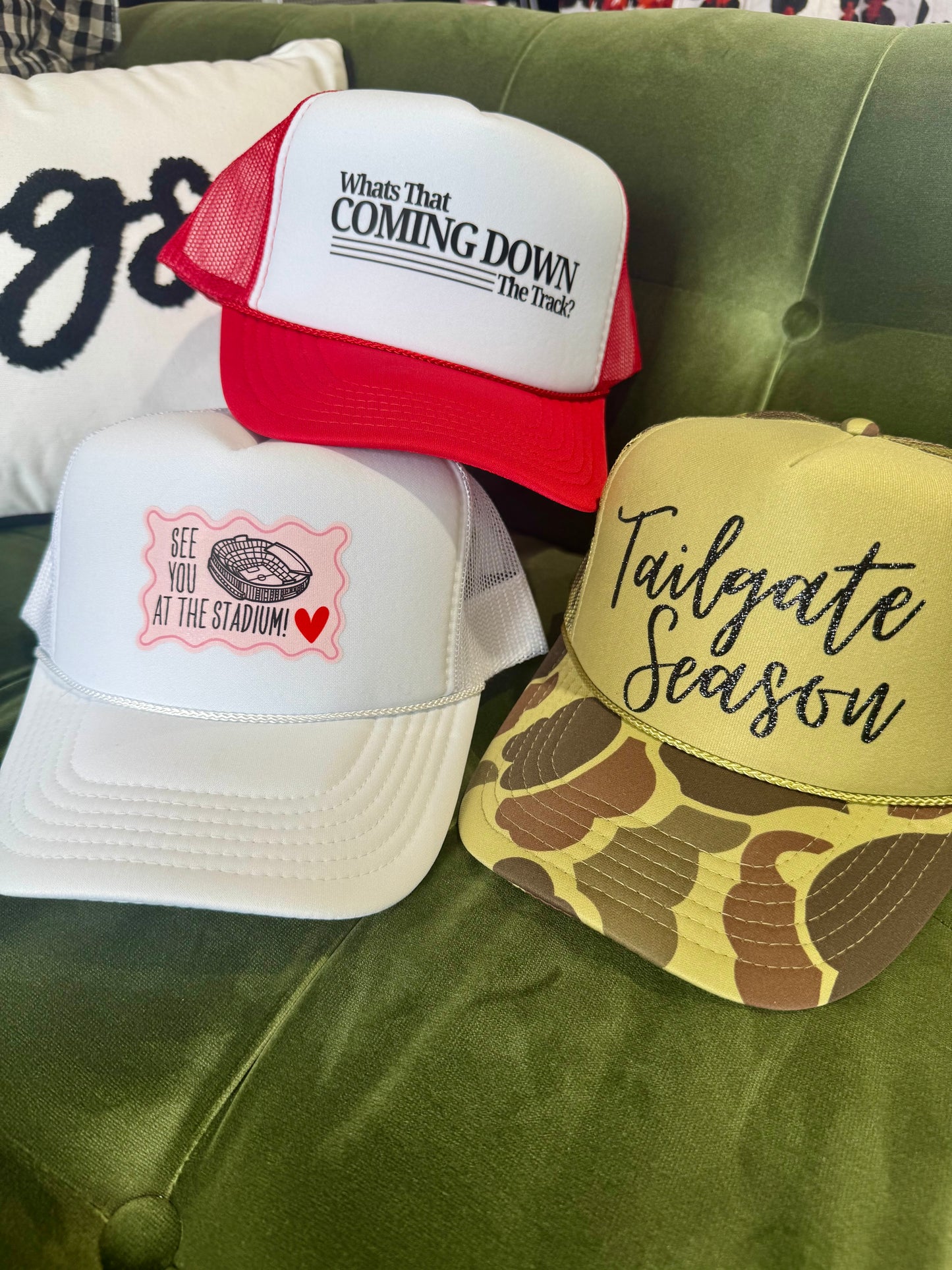 See you at the stadium white hat