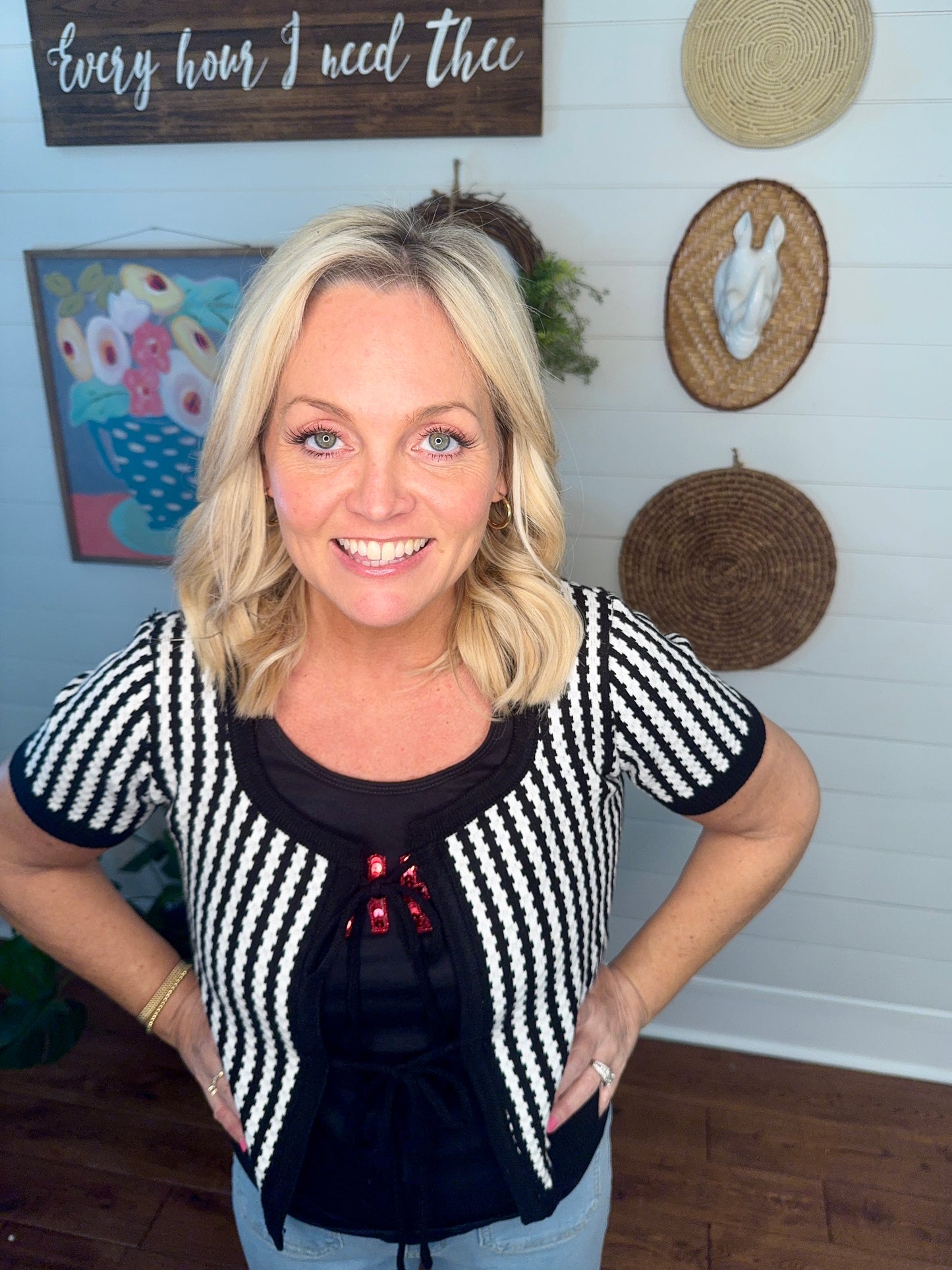 Black tank sequin athens marked down!