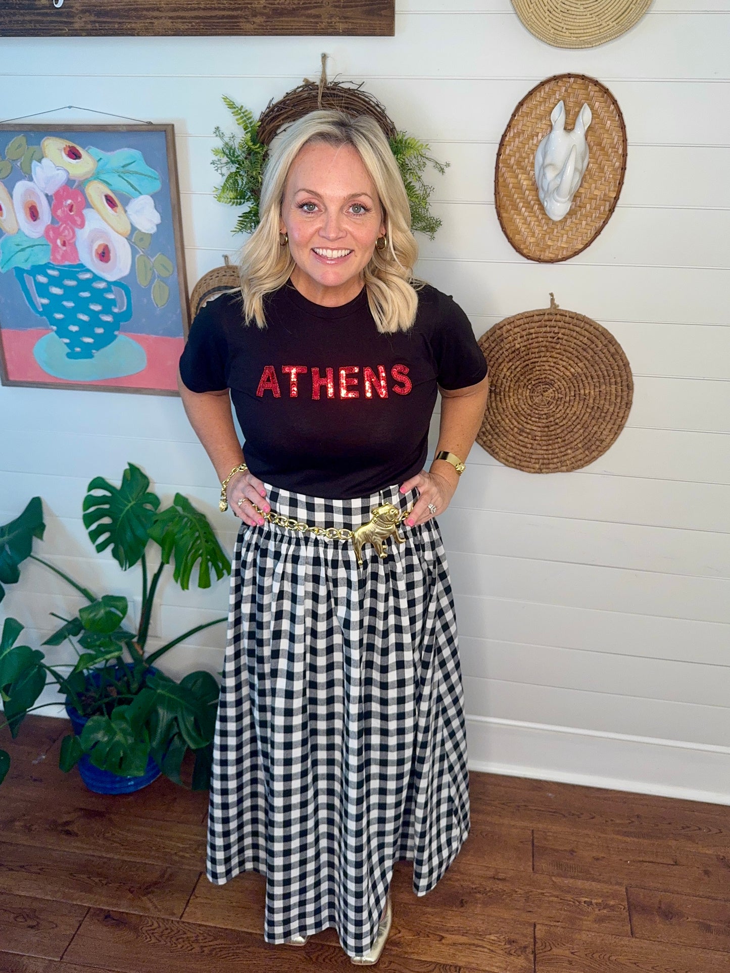 Black Tee Athens Sequin marked down!