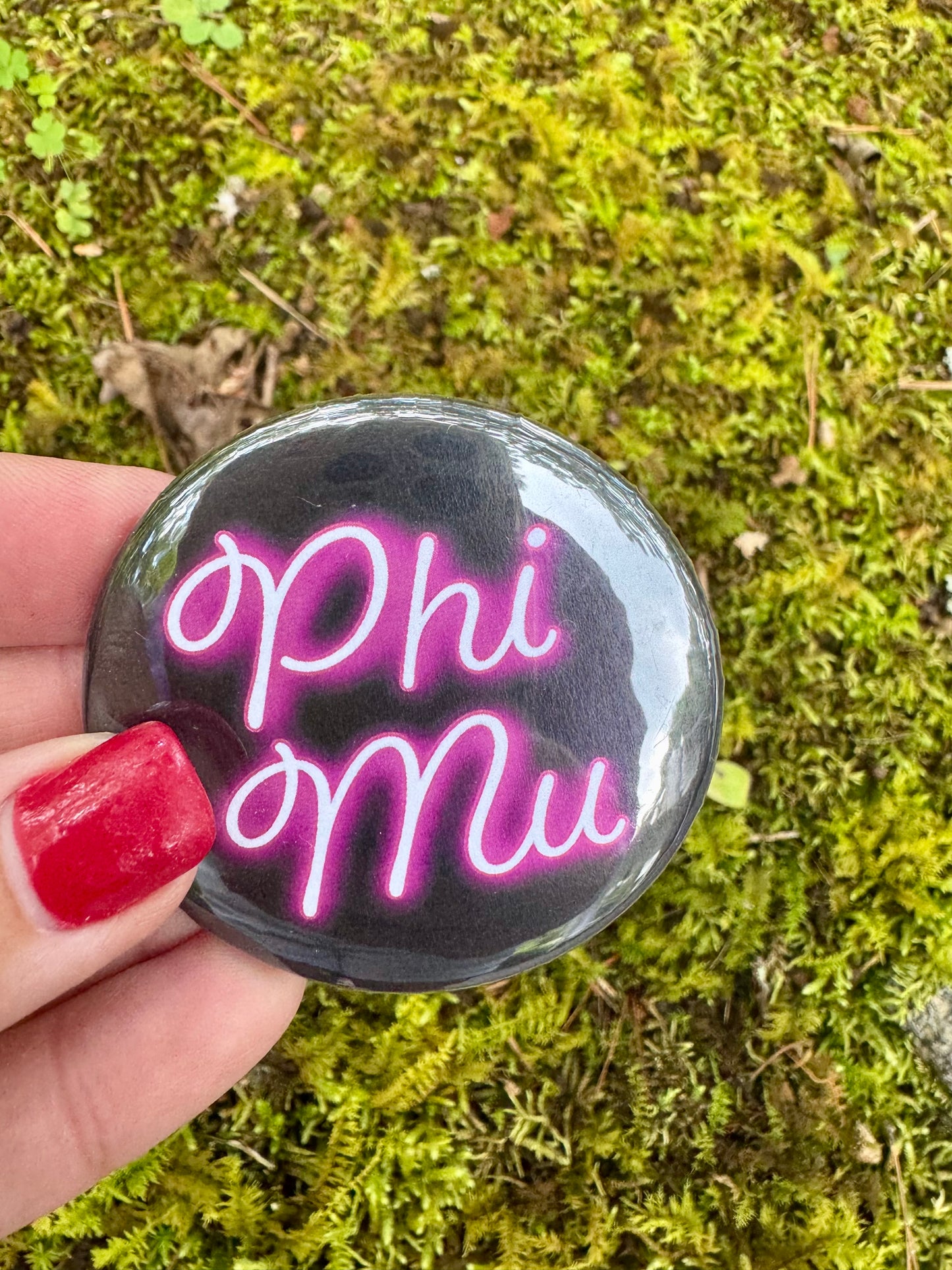 Phi Mu game day pins