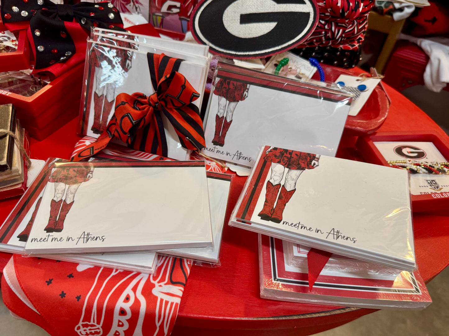Set of 10 notecards and envelopes meet me in Athens