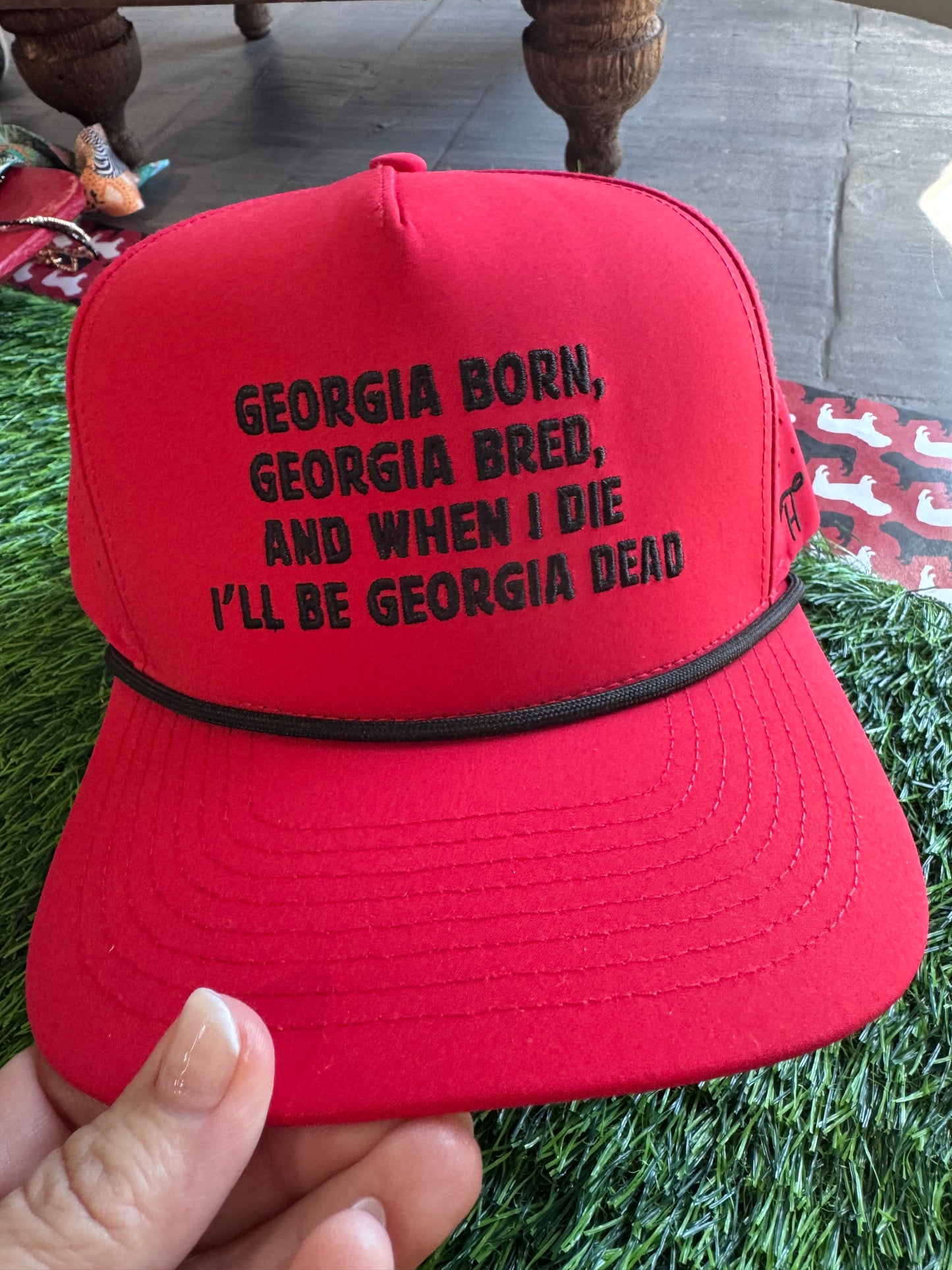 Georgia hat rope style