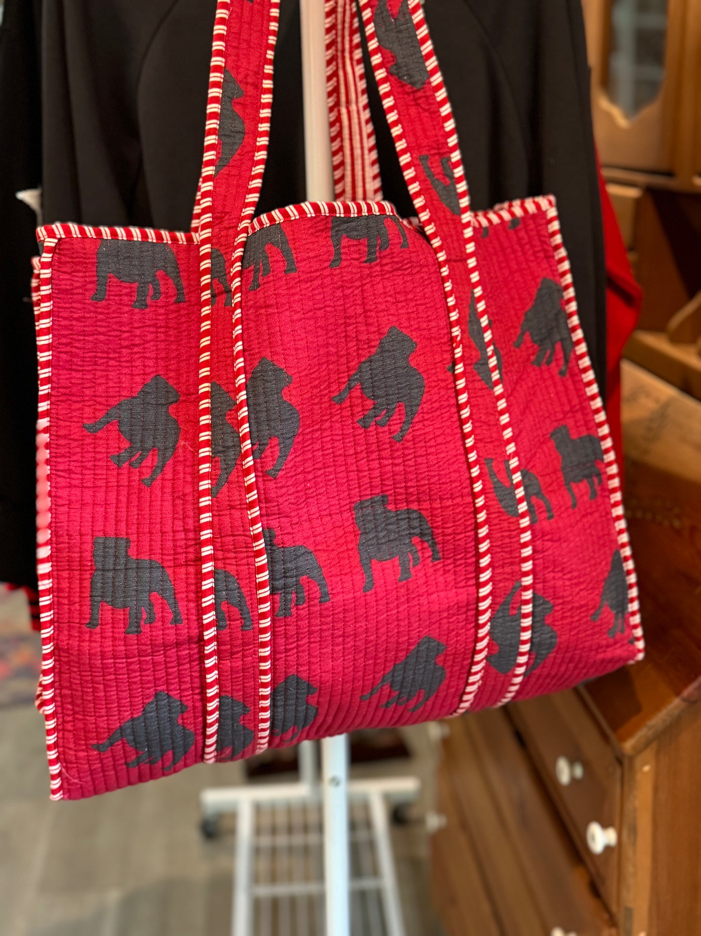 “The Pickled Lemon exclusive” quilted cotton Tote bag Reversible!