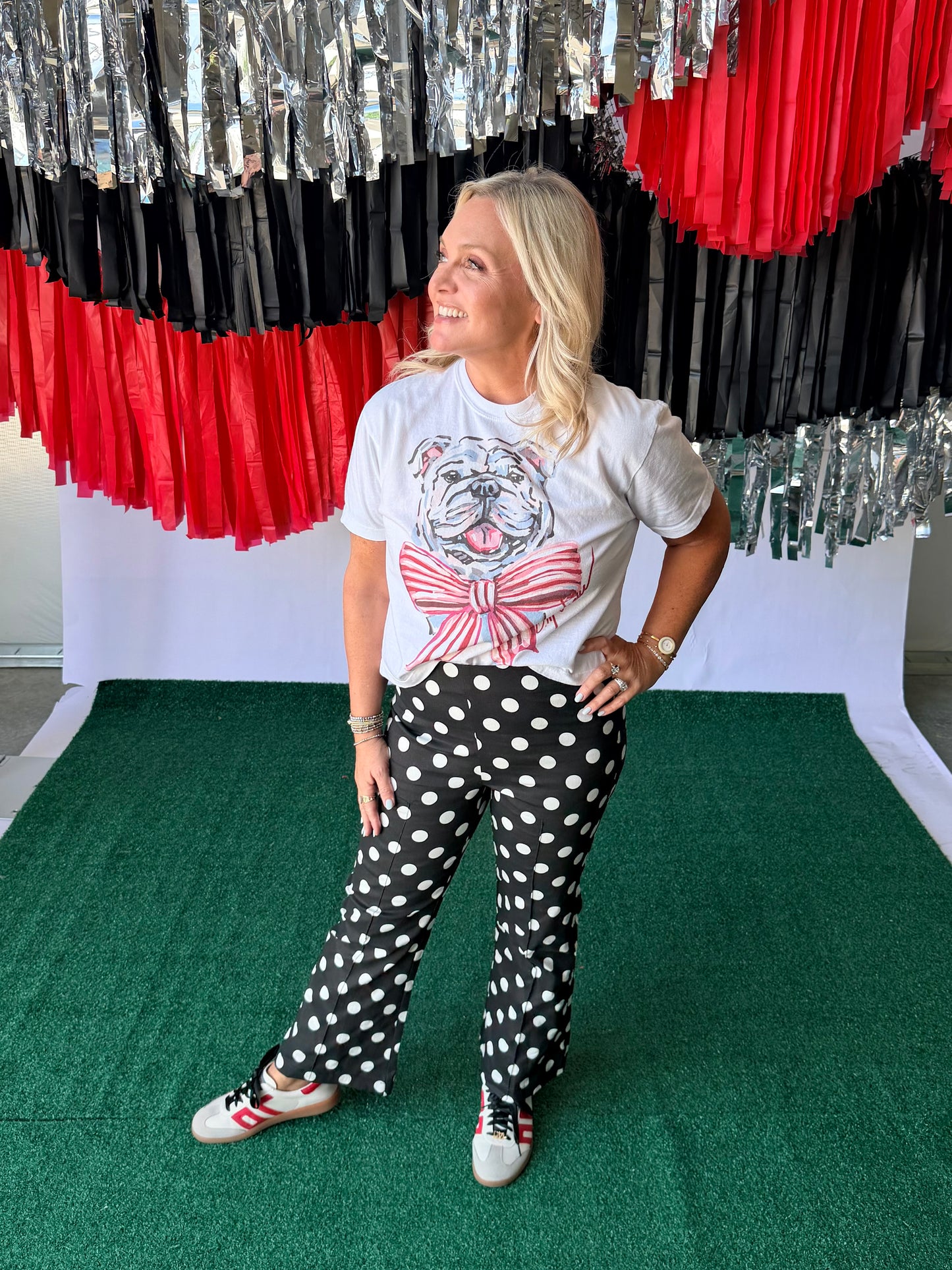Polka dot pants