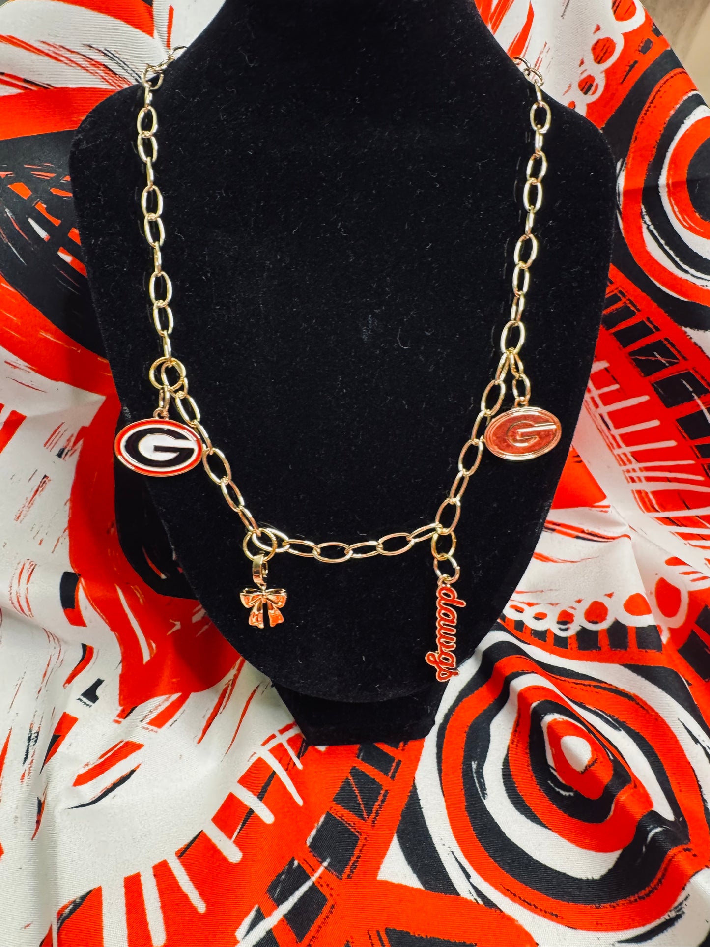 Charm necklace licensed charms