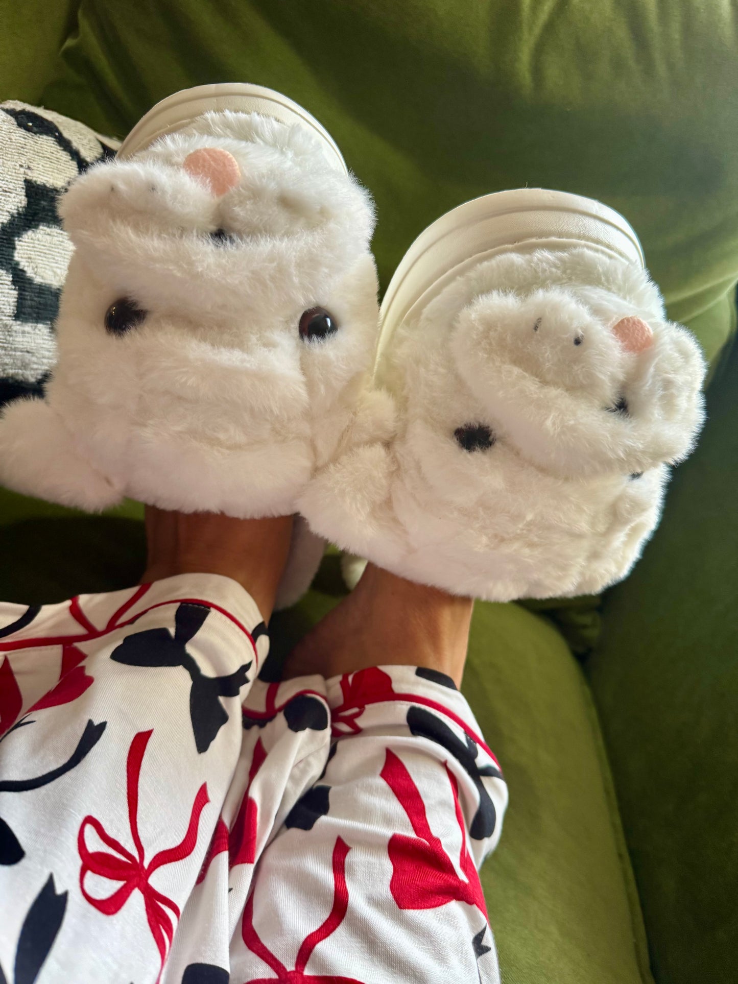 bulldog slippers plush