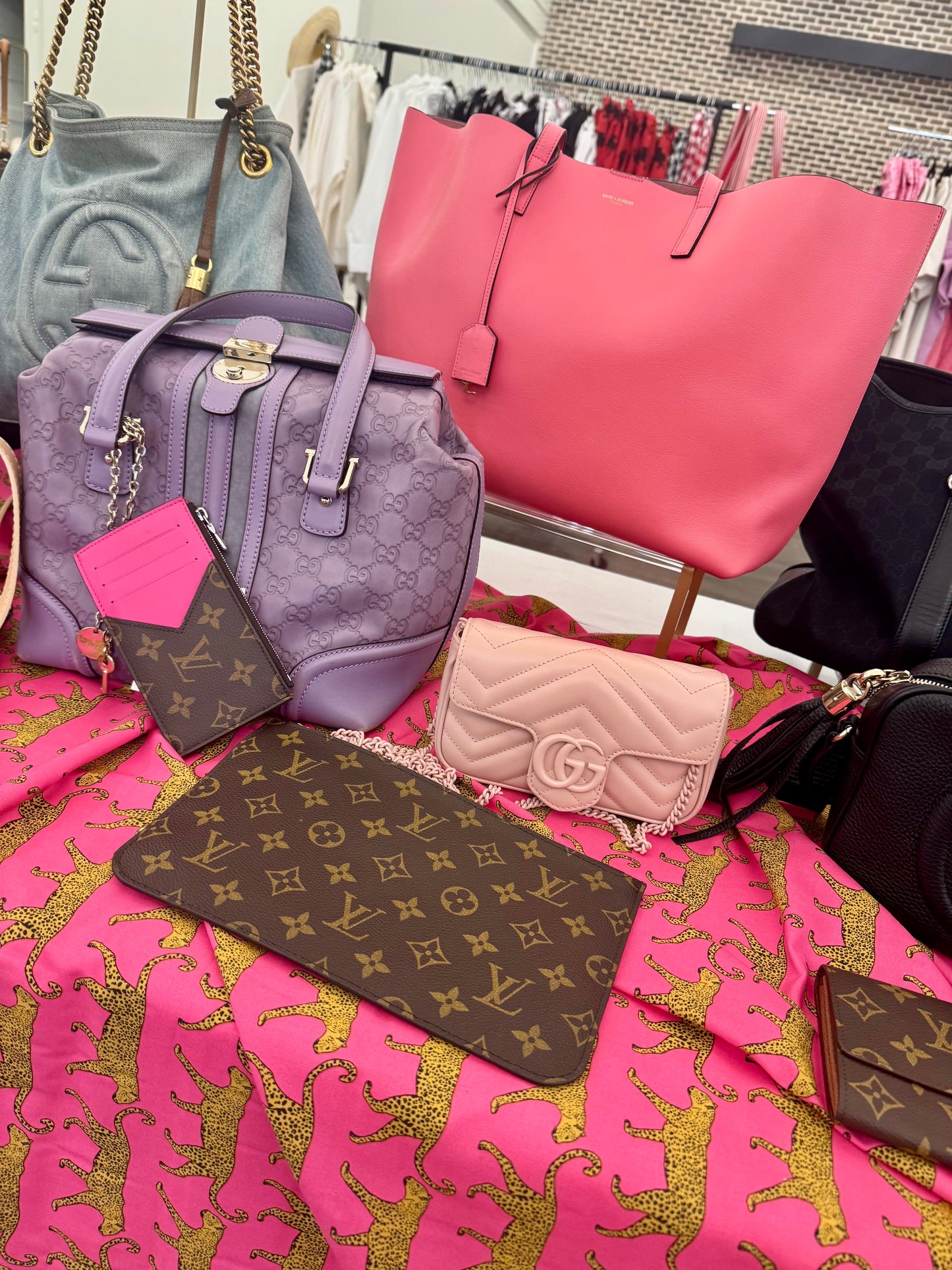 Lavender Gucci handbag pre loved