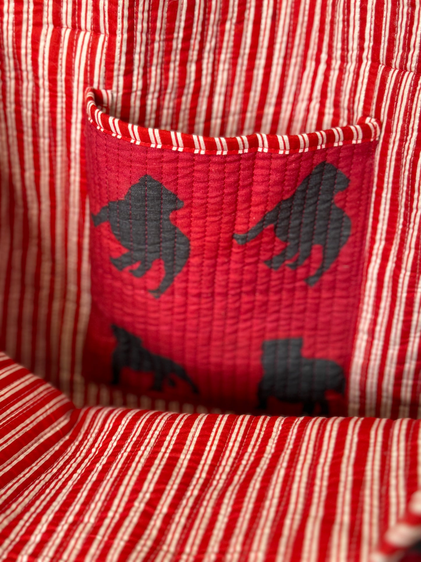 “The Pickled Lemon exclusive” quilted cotton Tote bag Reversible!