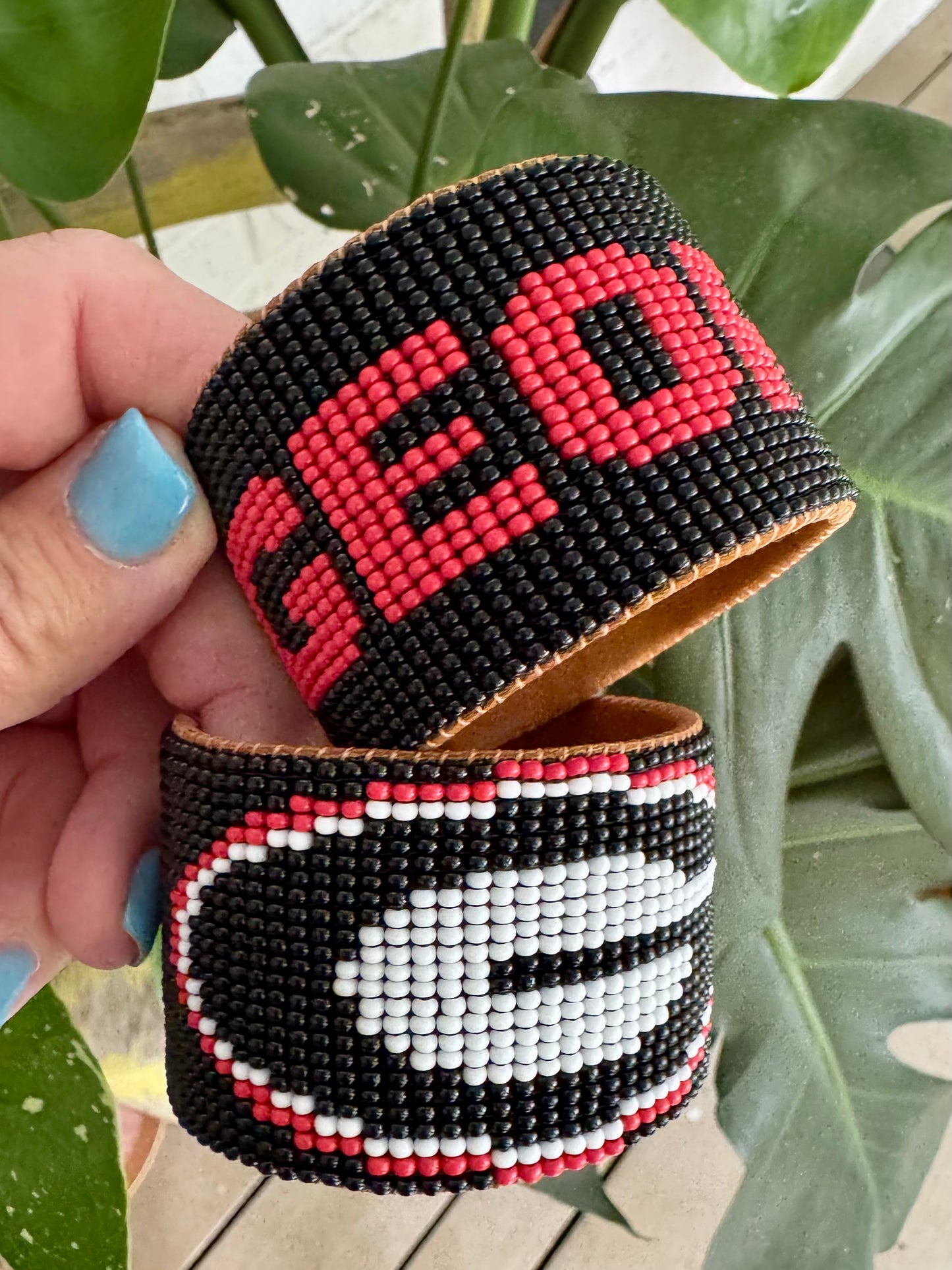 Beaded cuffs