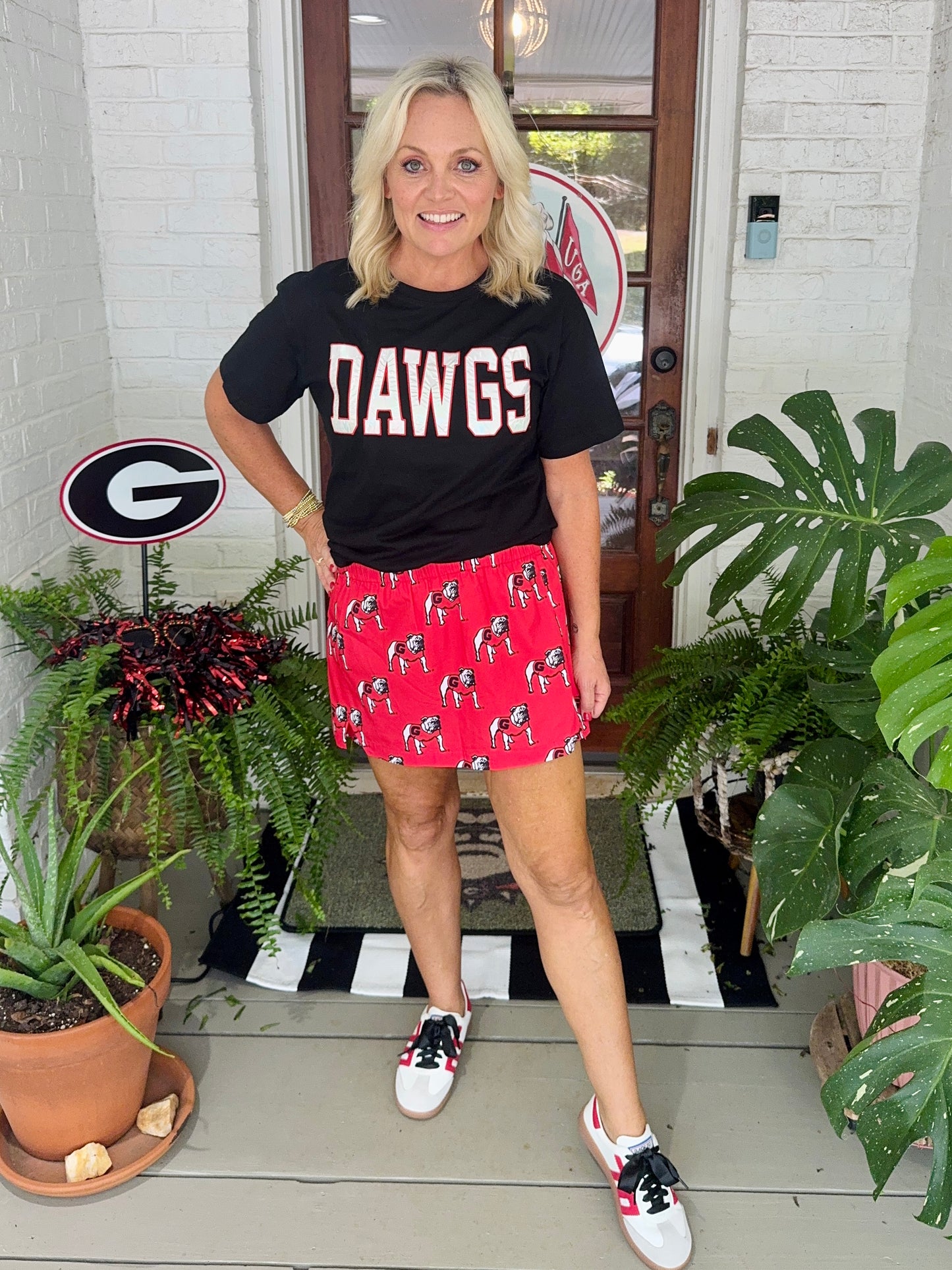 Poplin skirt georgia licensed