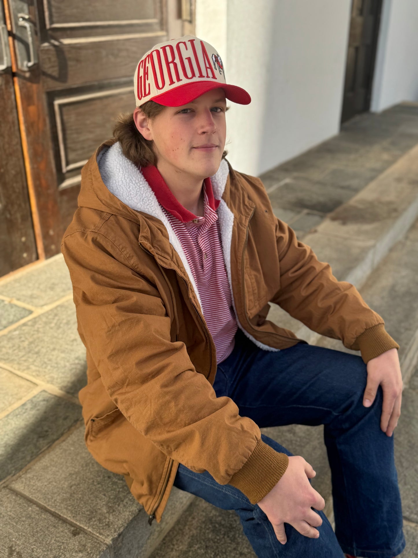 Canvas trucker hat licensed