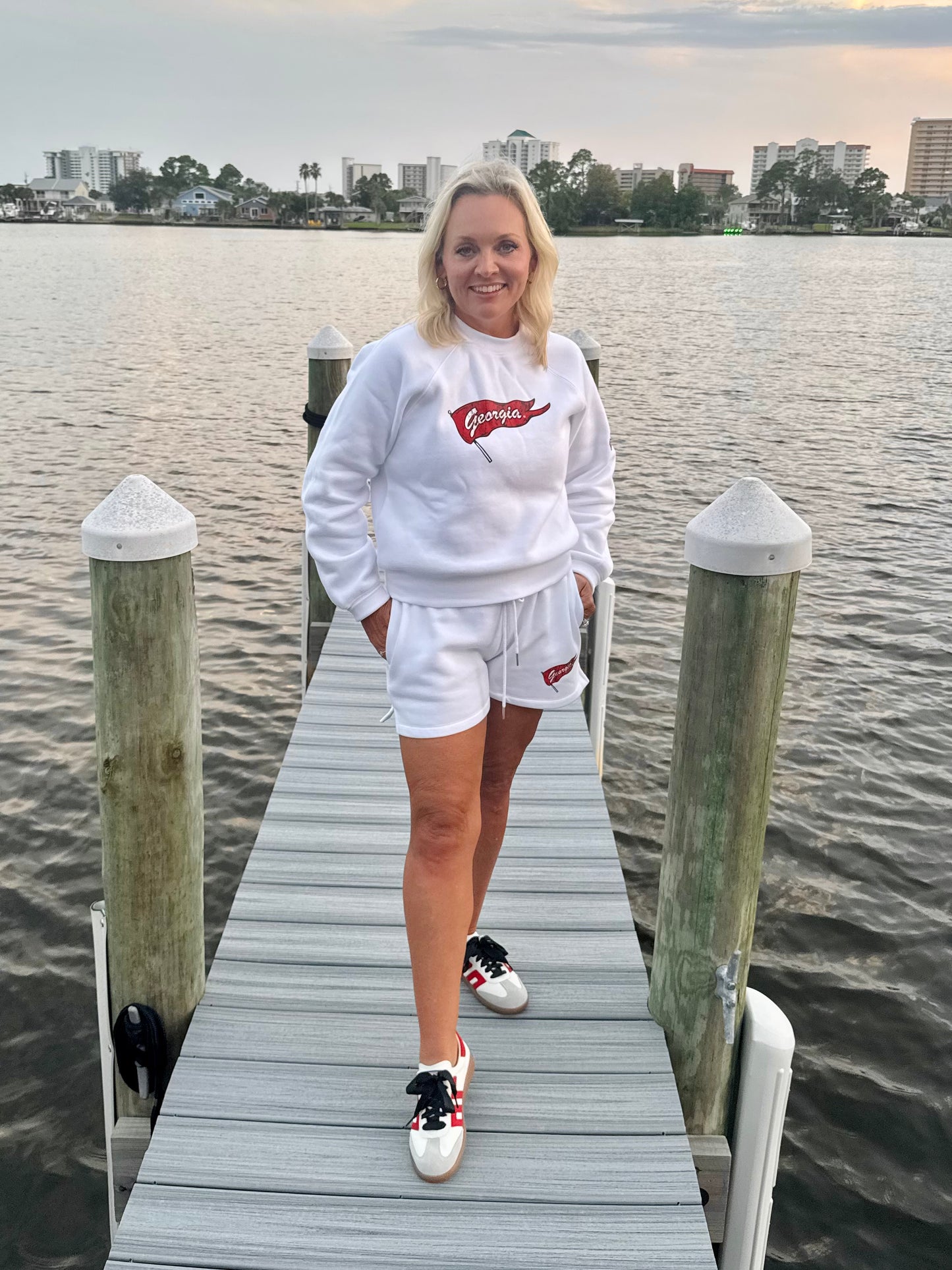 Hype and vice licensed crew white sweatshirt Georgia! Up to size XXL
