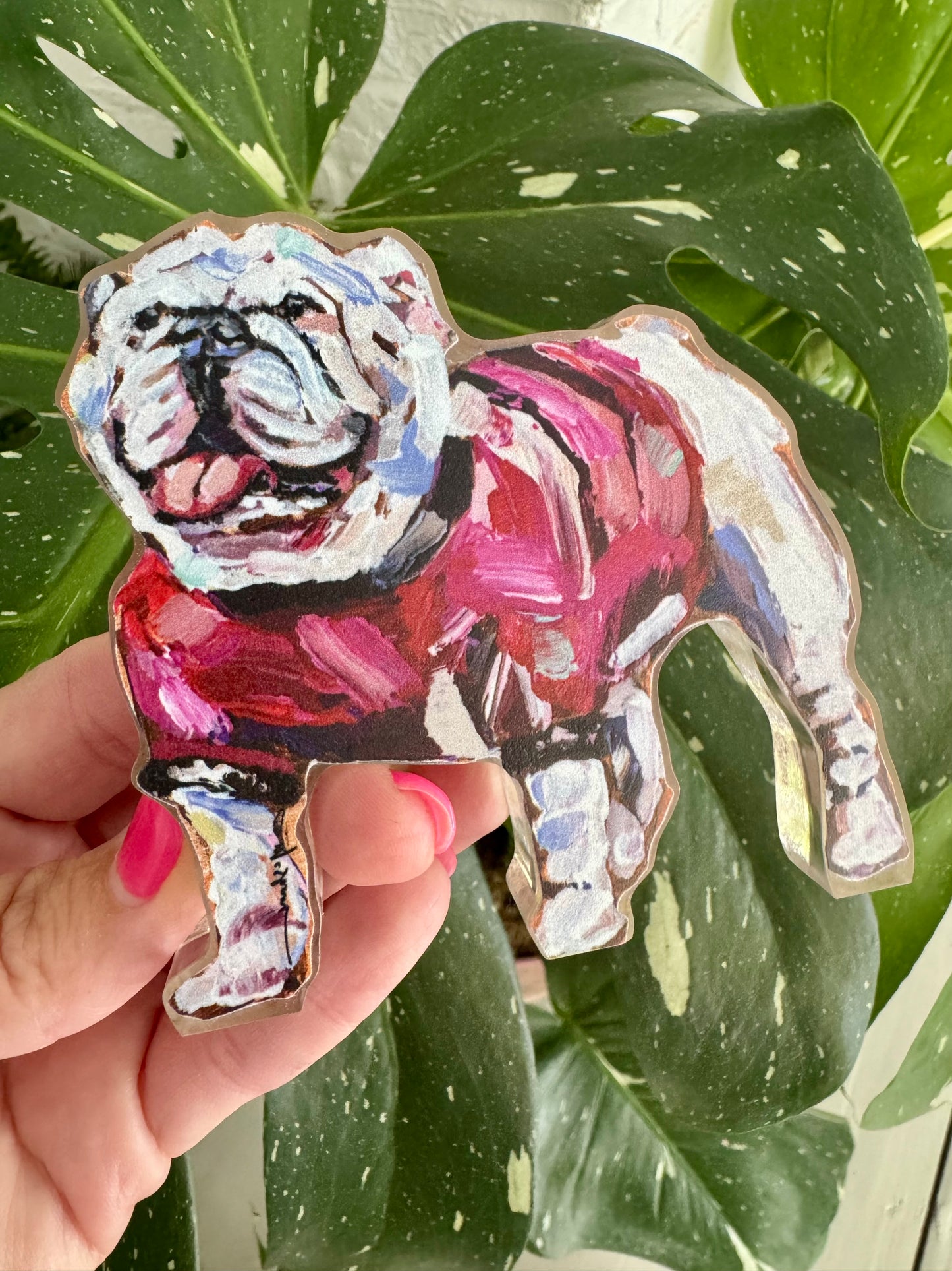 Acrylic dog Shelfie